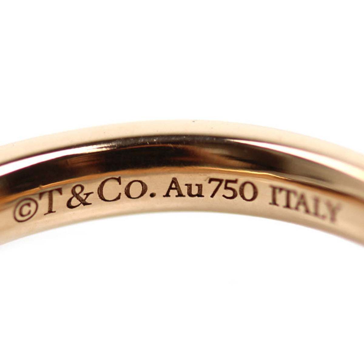 Tiffany Pink Gold (18K) Band Ring (Pre-Owned)