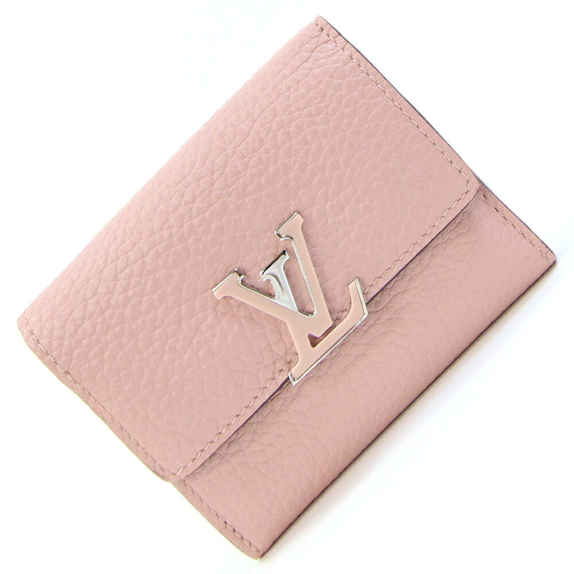 Louis Vuitton Magnolia Leather Wallet (Tri-Fold) (Pre-Owned)