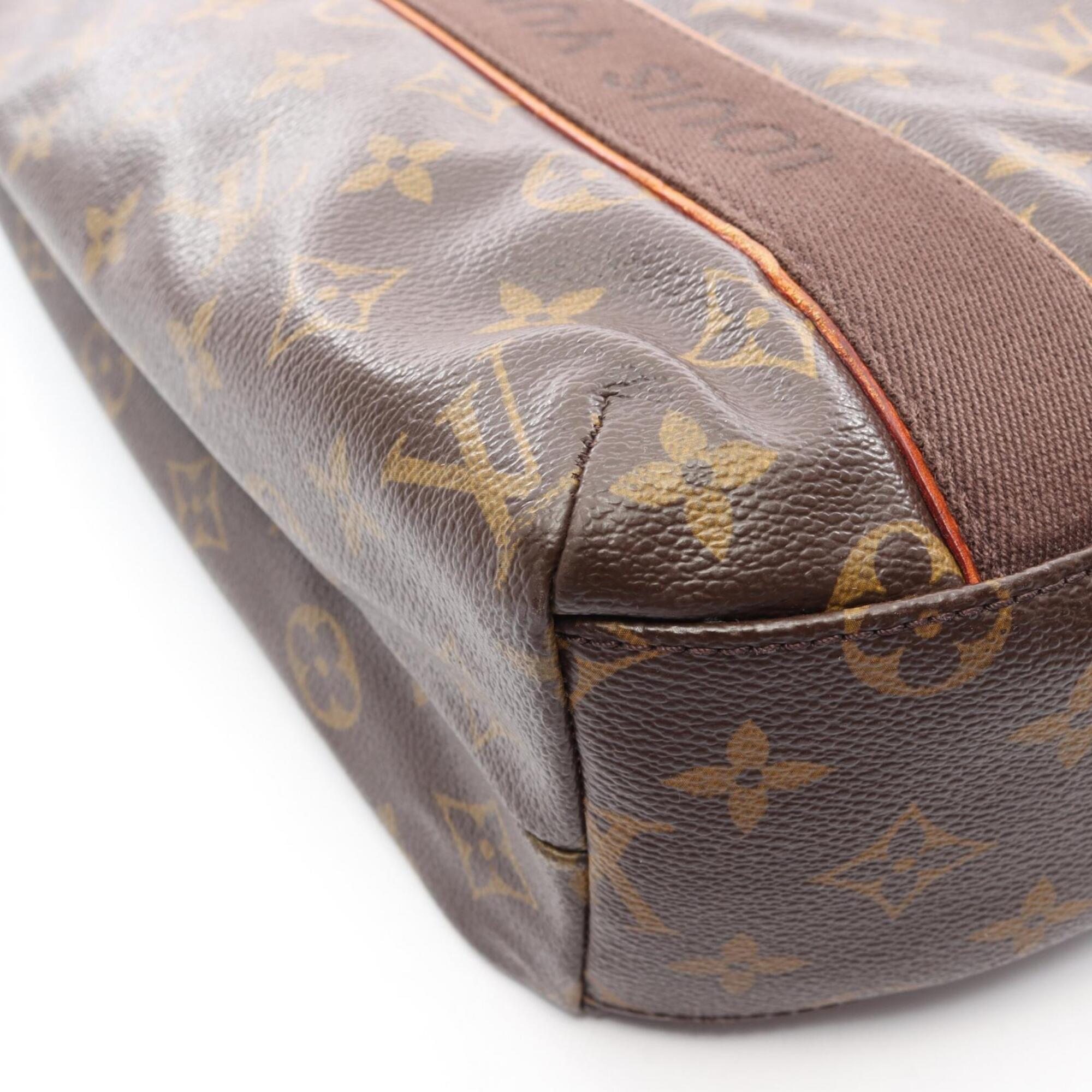 Louis Vuitton Monogram Brown Monogram Leather Tote Bag (Pre-Owned)