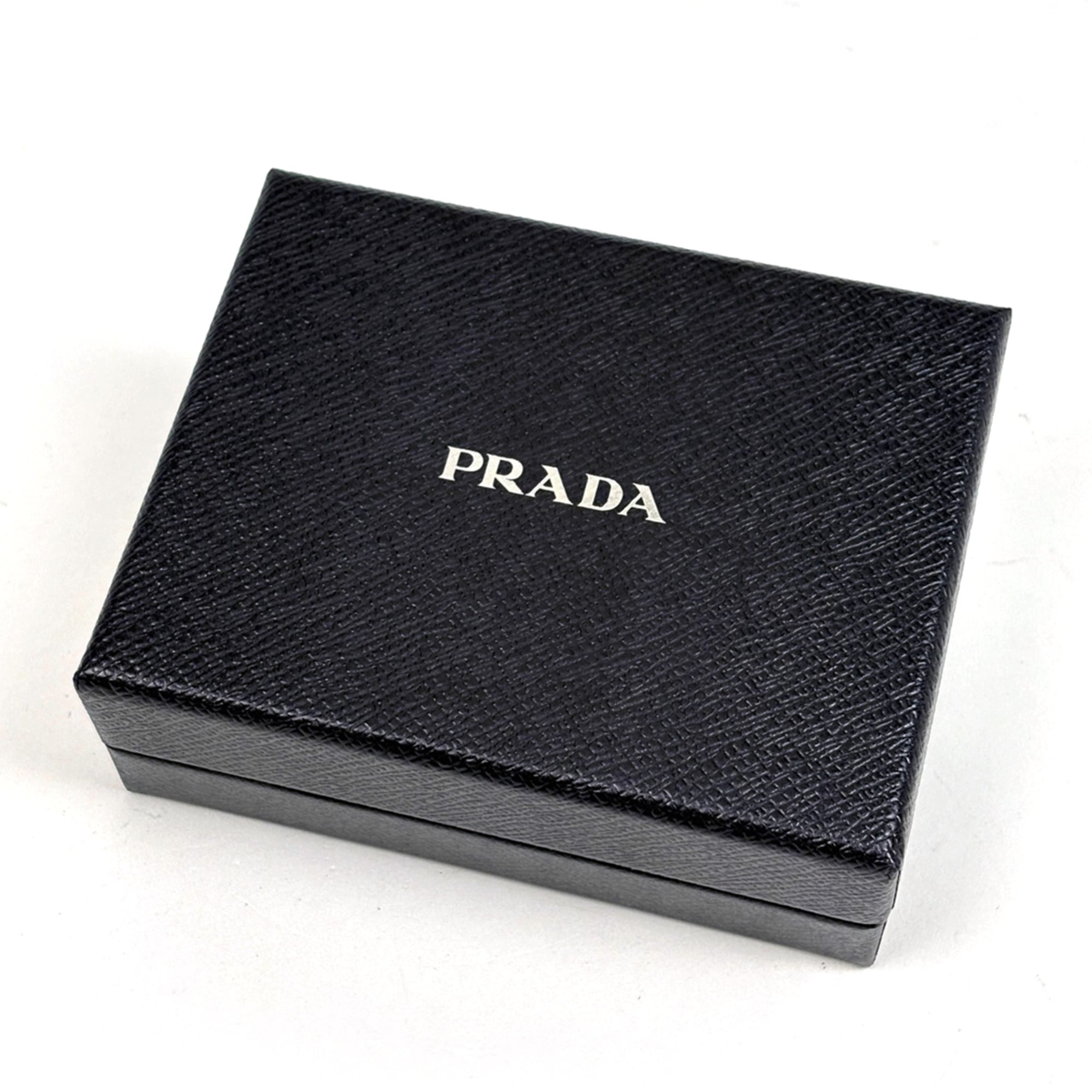 Prada Black Leather Wallet (Bi-Fold) (Pre-Owned)