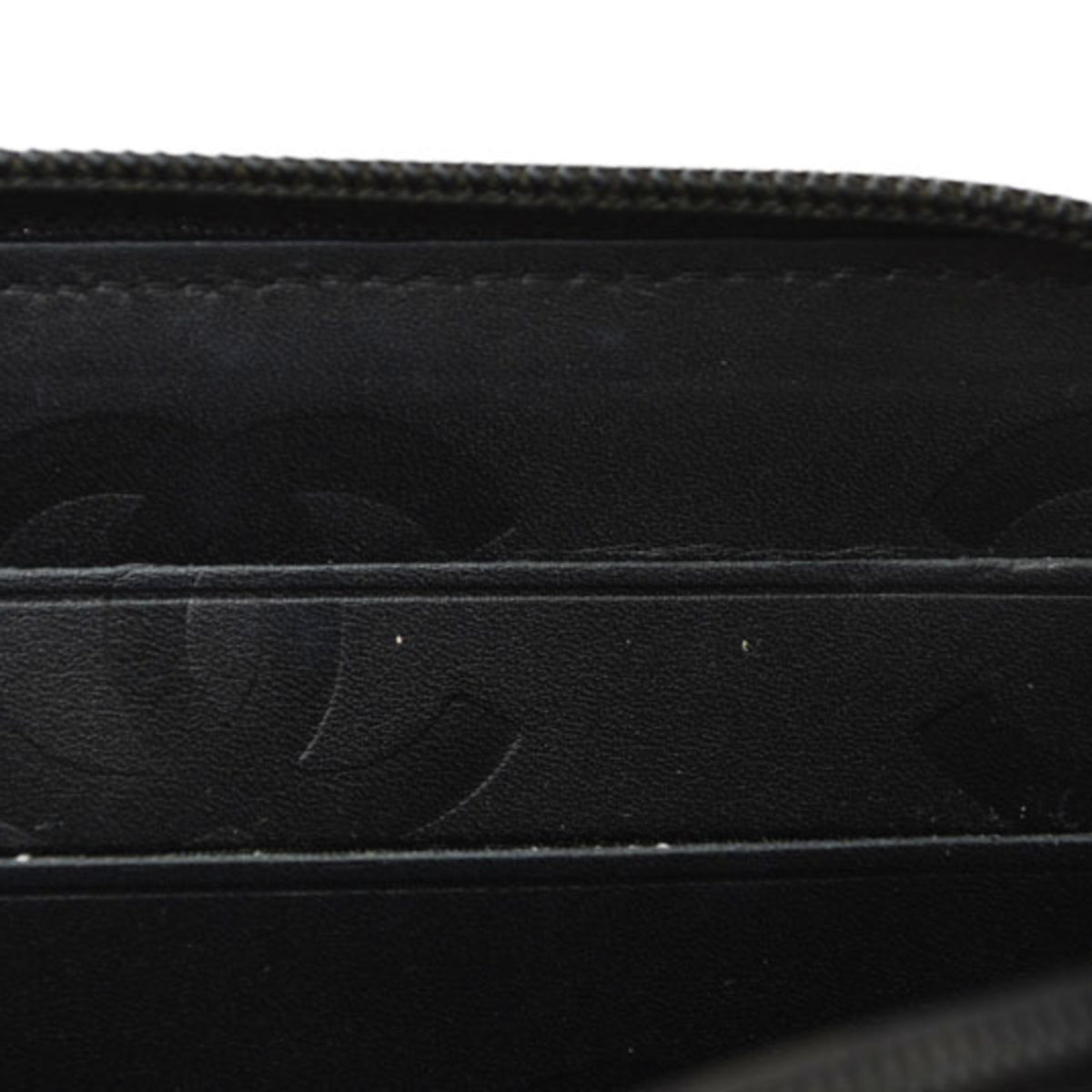 Chanel Black Cambon Ligne Long Wallet (Bi-Fold) (Pre-Owned)