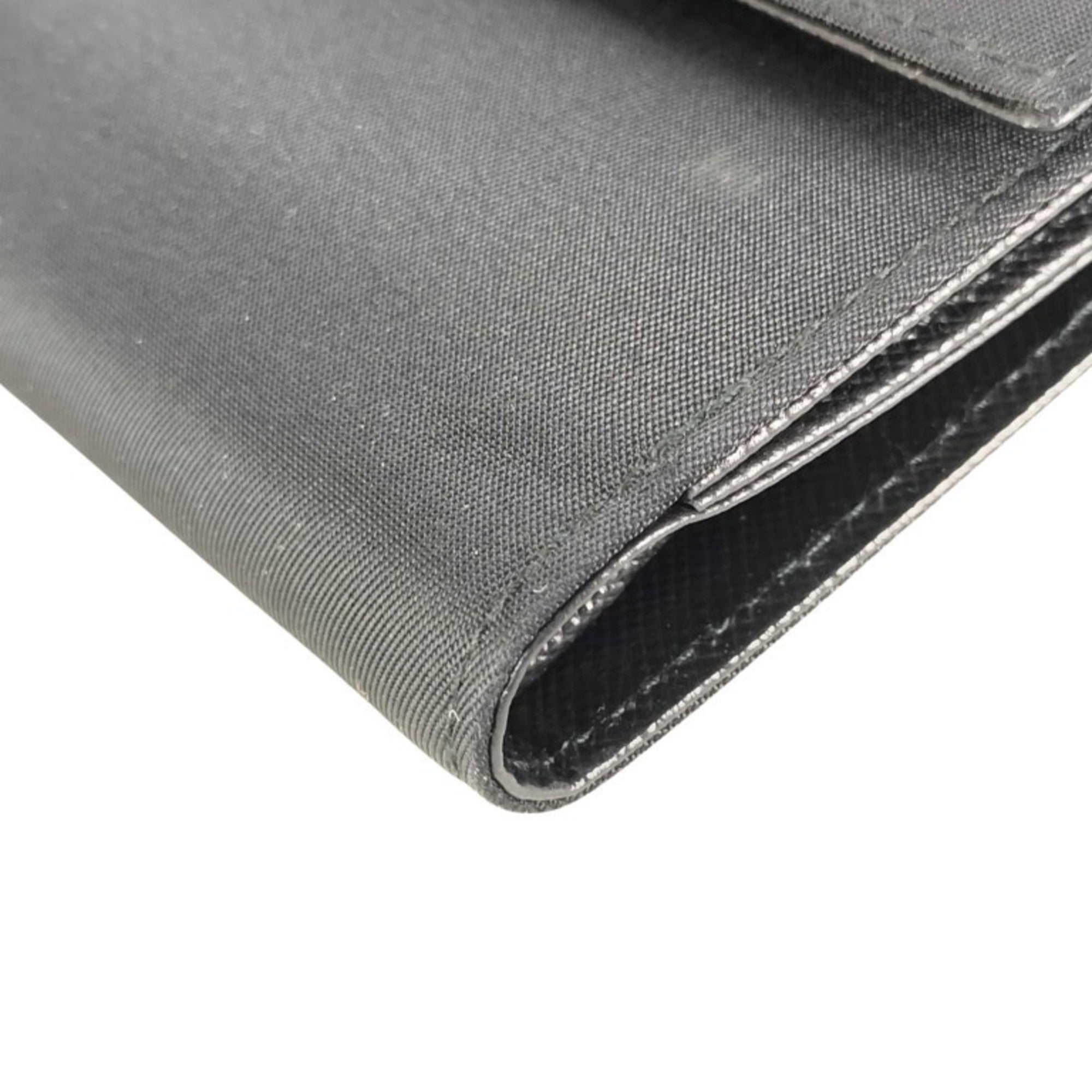 Prada Black Nylon Wallet (Bi-Fold) (Pre-Owned)