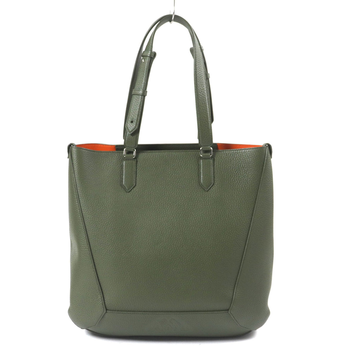 Alexander Mcqueen Khaki Leather Tote Bag (Pre-Owned)