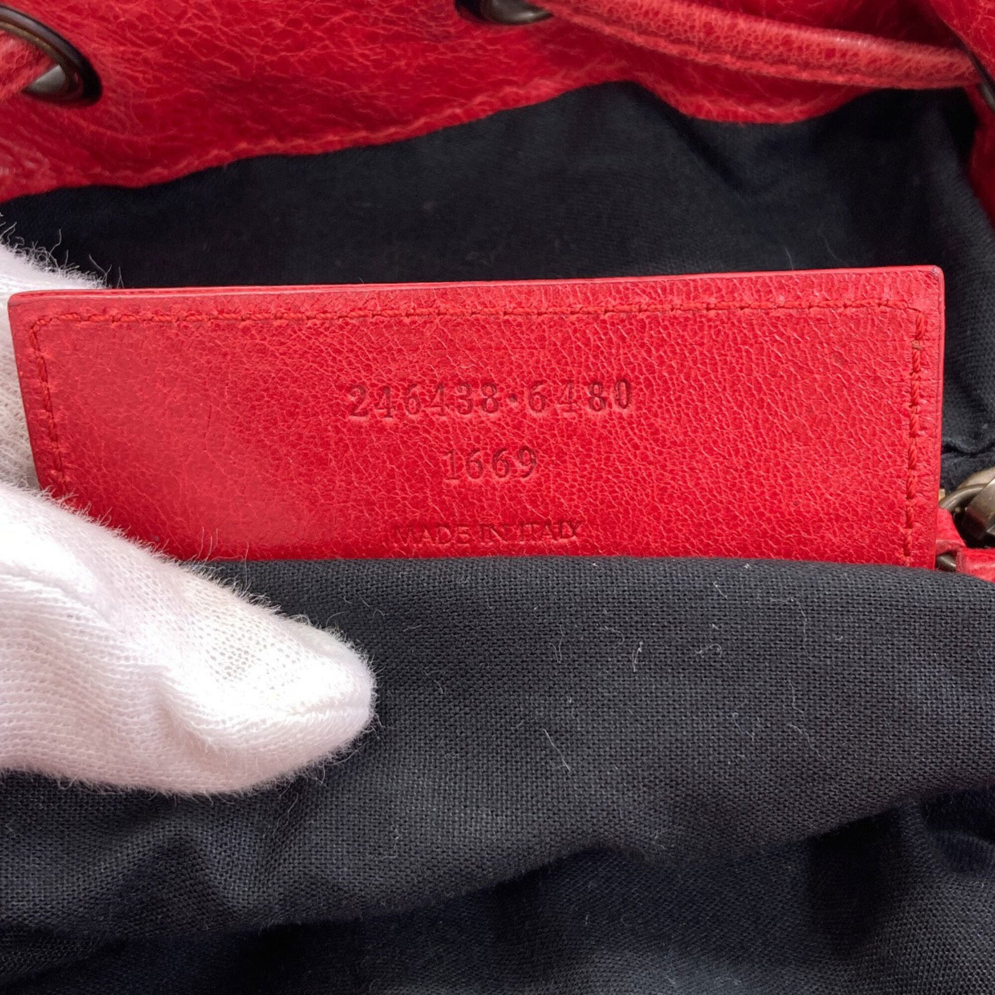 Balenciaga Red Color Leather Handbag (Pre-Owned)