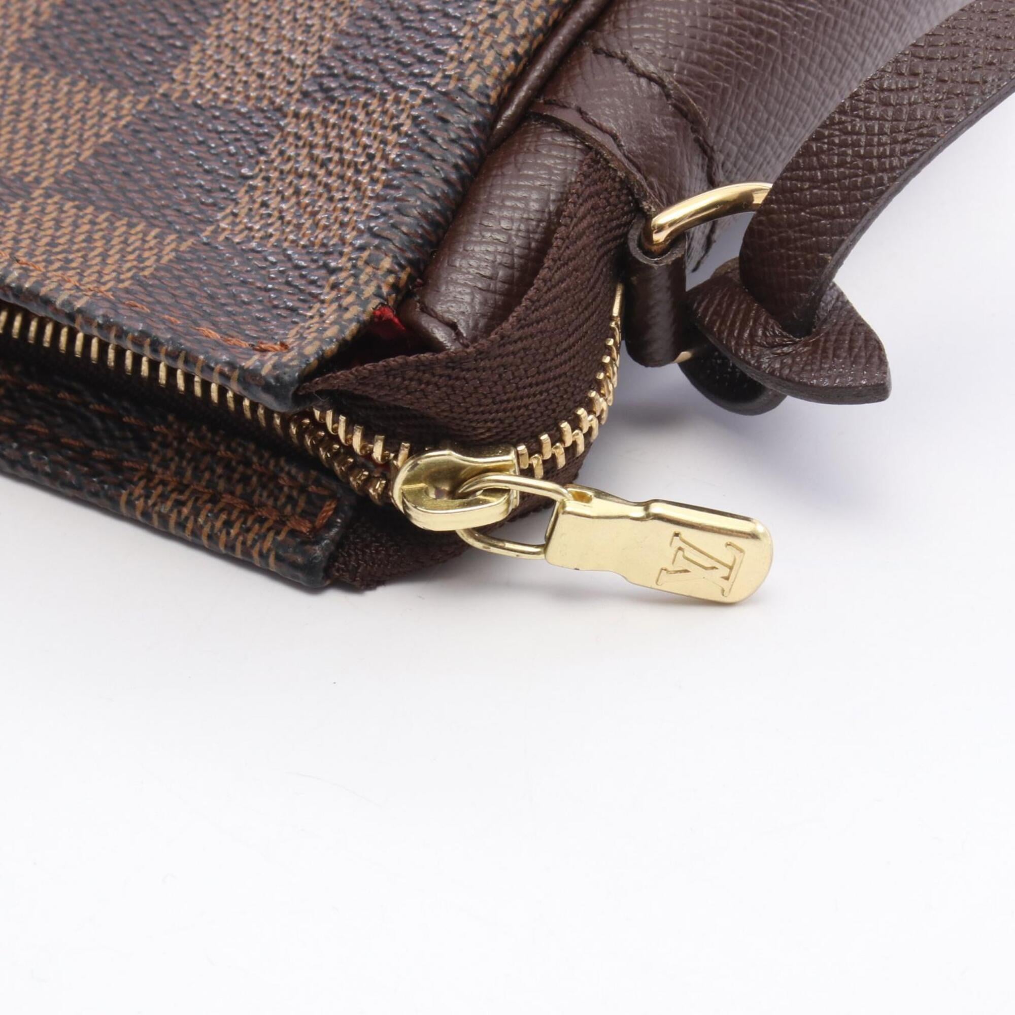 Louis Vuitton Brown Coated Canvas Leather Handbag (Pre-Owned)
