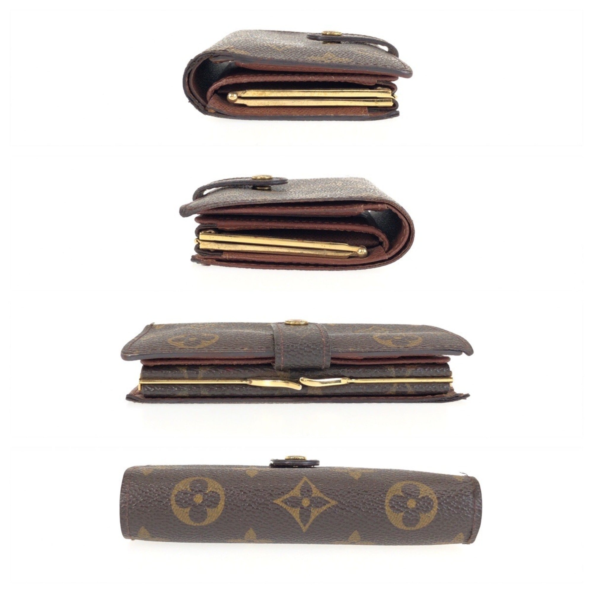 Louis Vuitton Brown Monogram Pvc Wallet (Bi-Fold) (Pre-Owned)