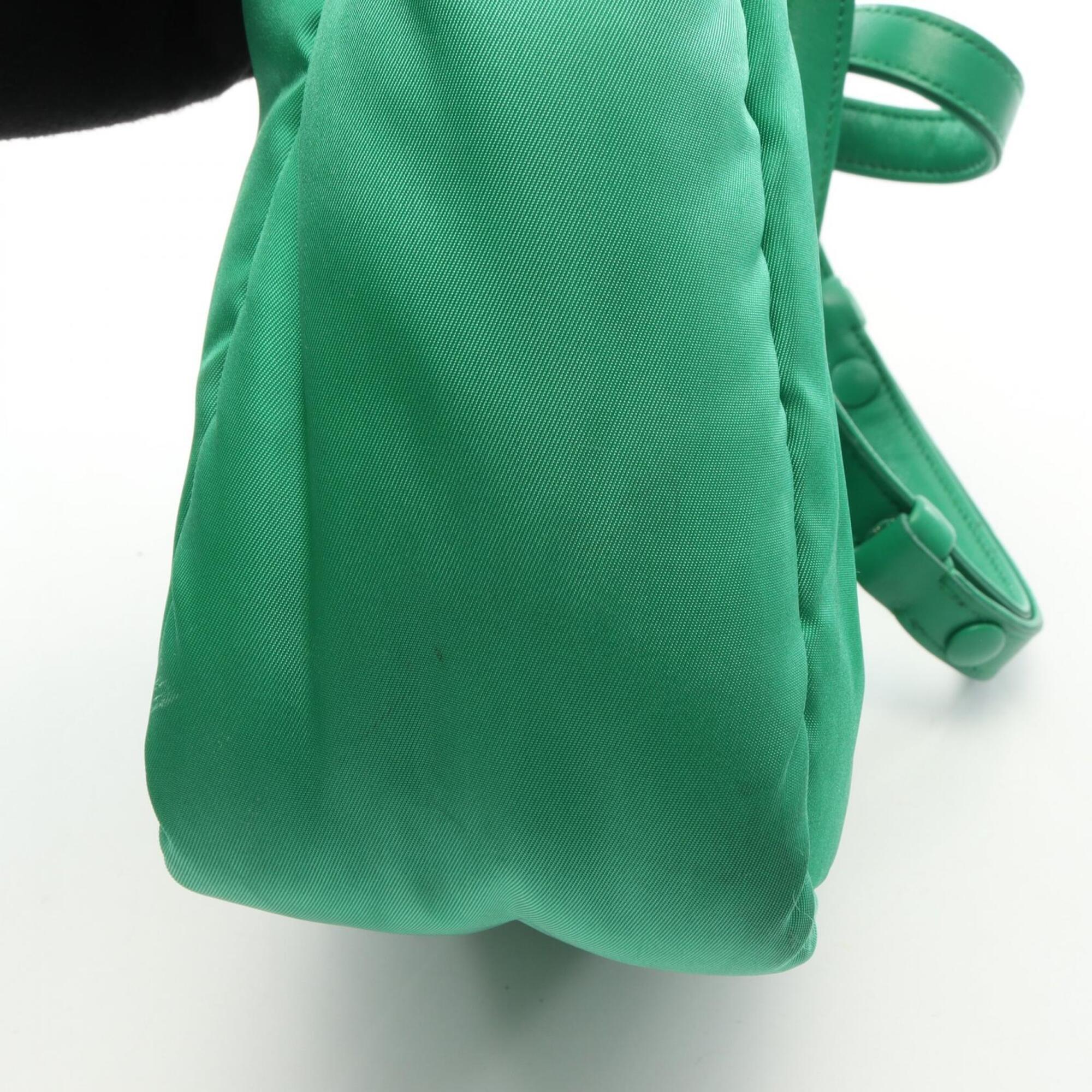 Prada Green Nylon Handbag (Pre-Owned)