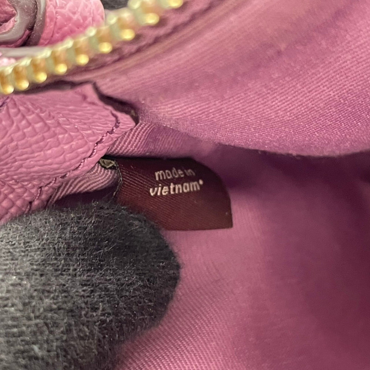 Coach Light Purple Leather Canvas Shoulder Bag (Pre-Owned)