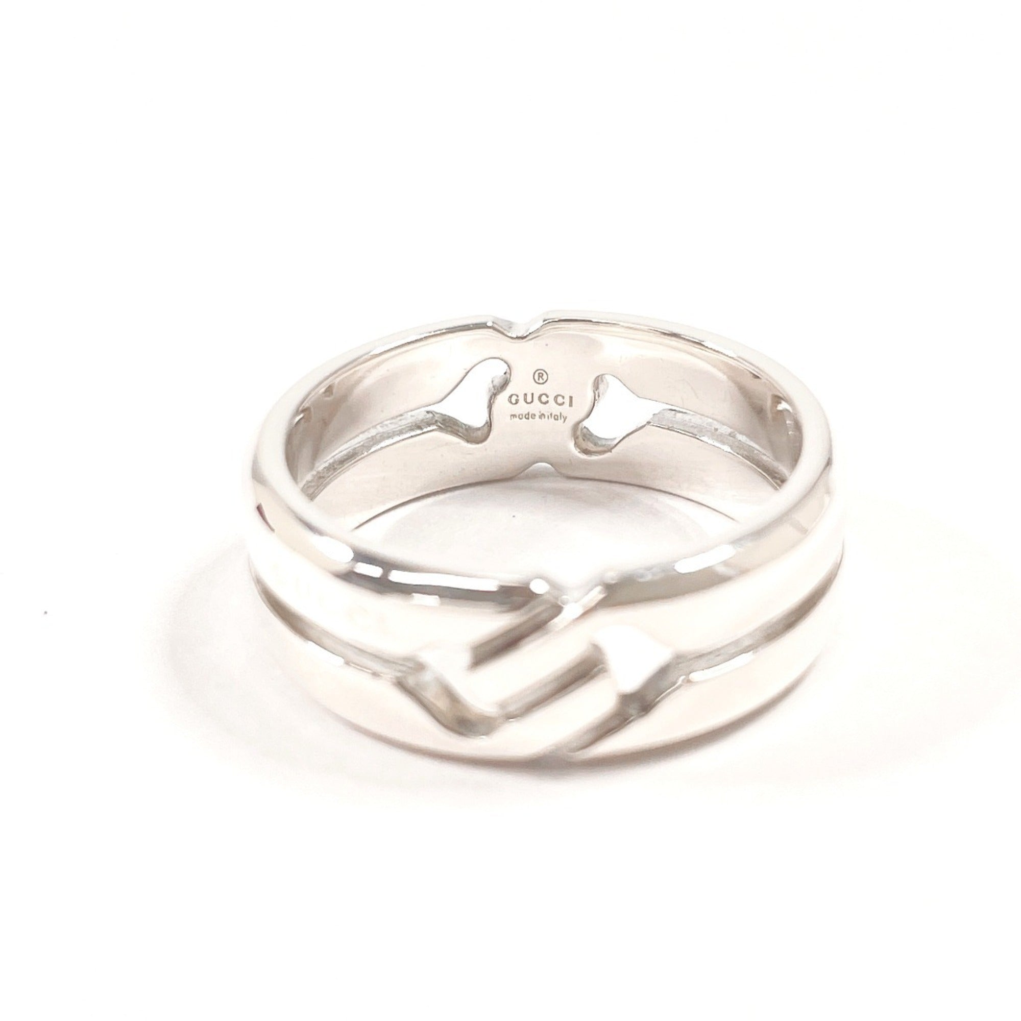 Gucci Silver Silver 925 Band Ring (Pre-Owned)