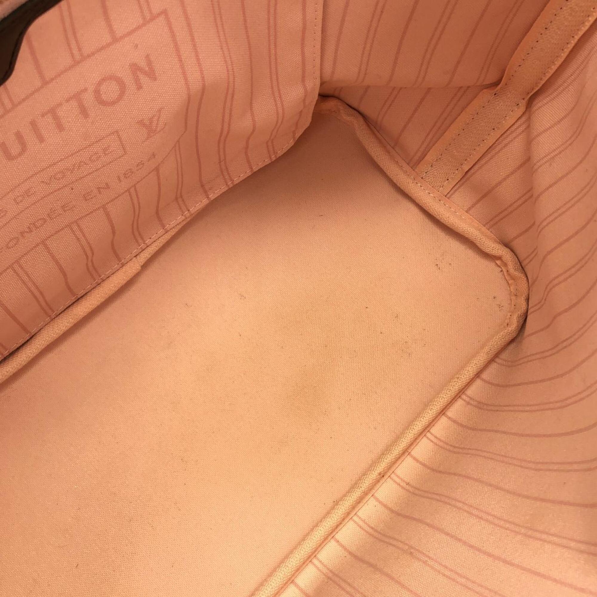 Louis Vuitton Damier Ebene Rose Ballerine Coated Canvas Handbag (Pre-Owned)