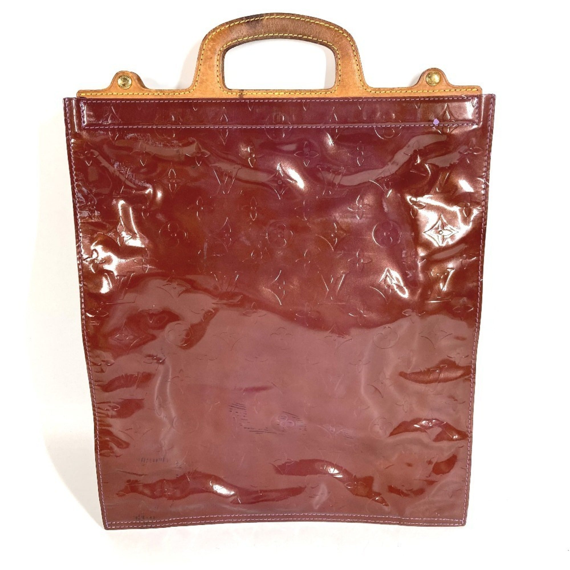 Louis Vuitton Purple Violet Monogram Vernis Clutch Bag Handbag (Pre-Owned)