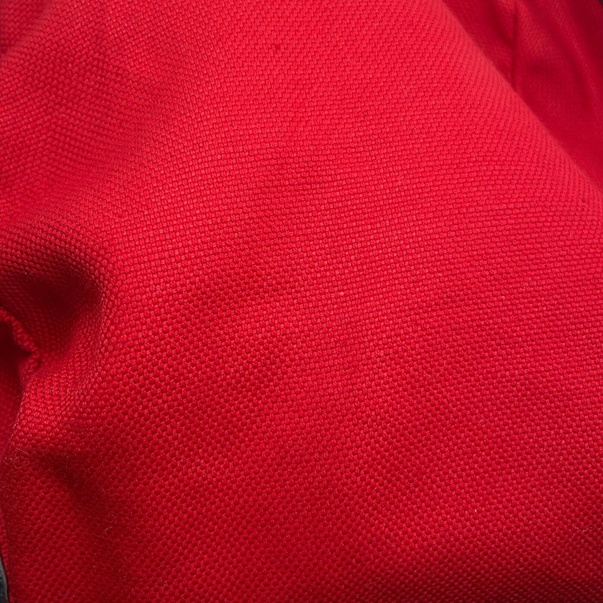 Gucci Navy Red Color Wool Backpack (Pre-Owned)