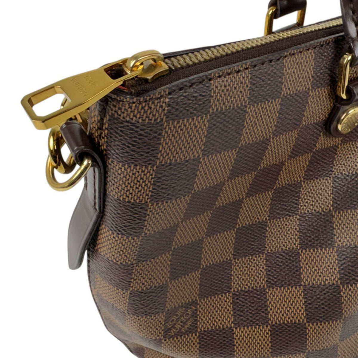Louis Vuitton Damier Canvas Ebene Damier Canvas Handbag Shoulder Bag (Pre-Owned)