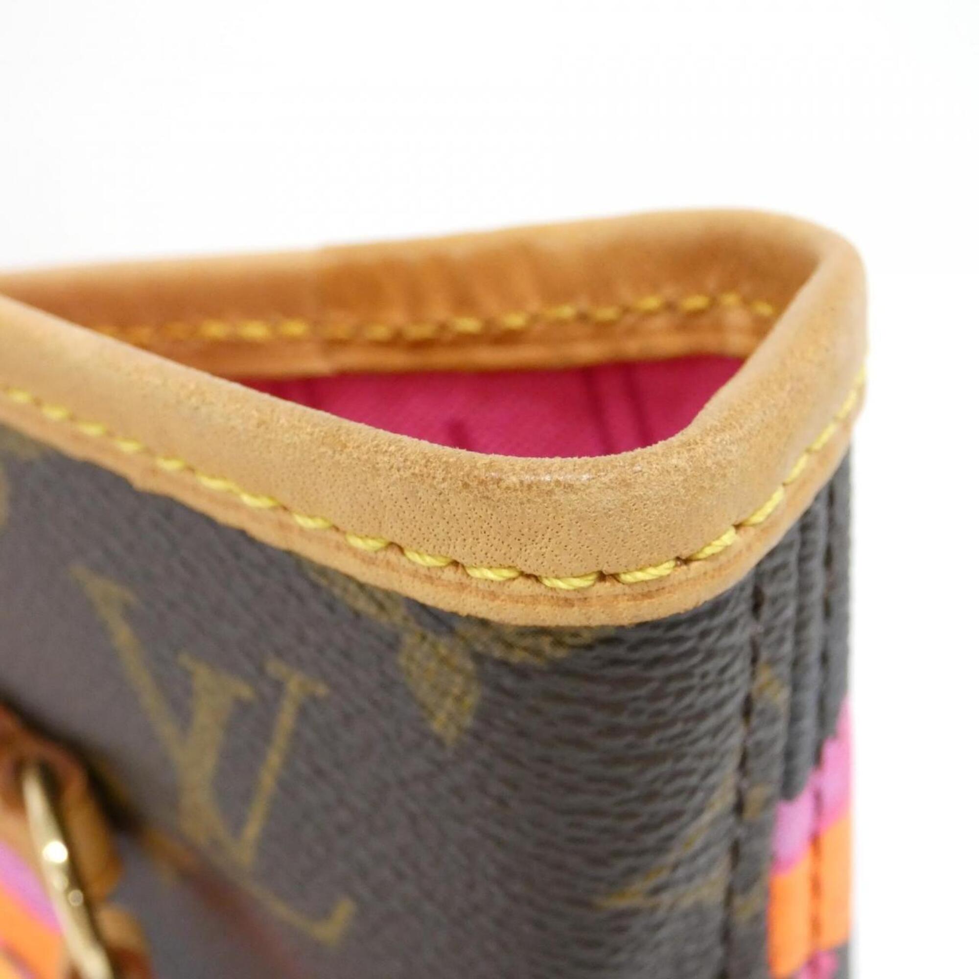 Louis Vuitton Marron Coated Canvas Handbag (Pre-Owned)