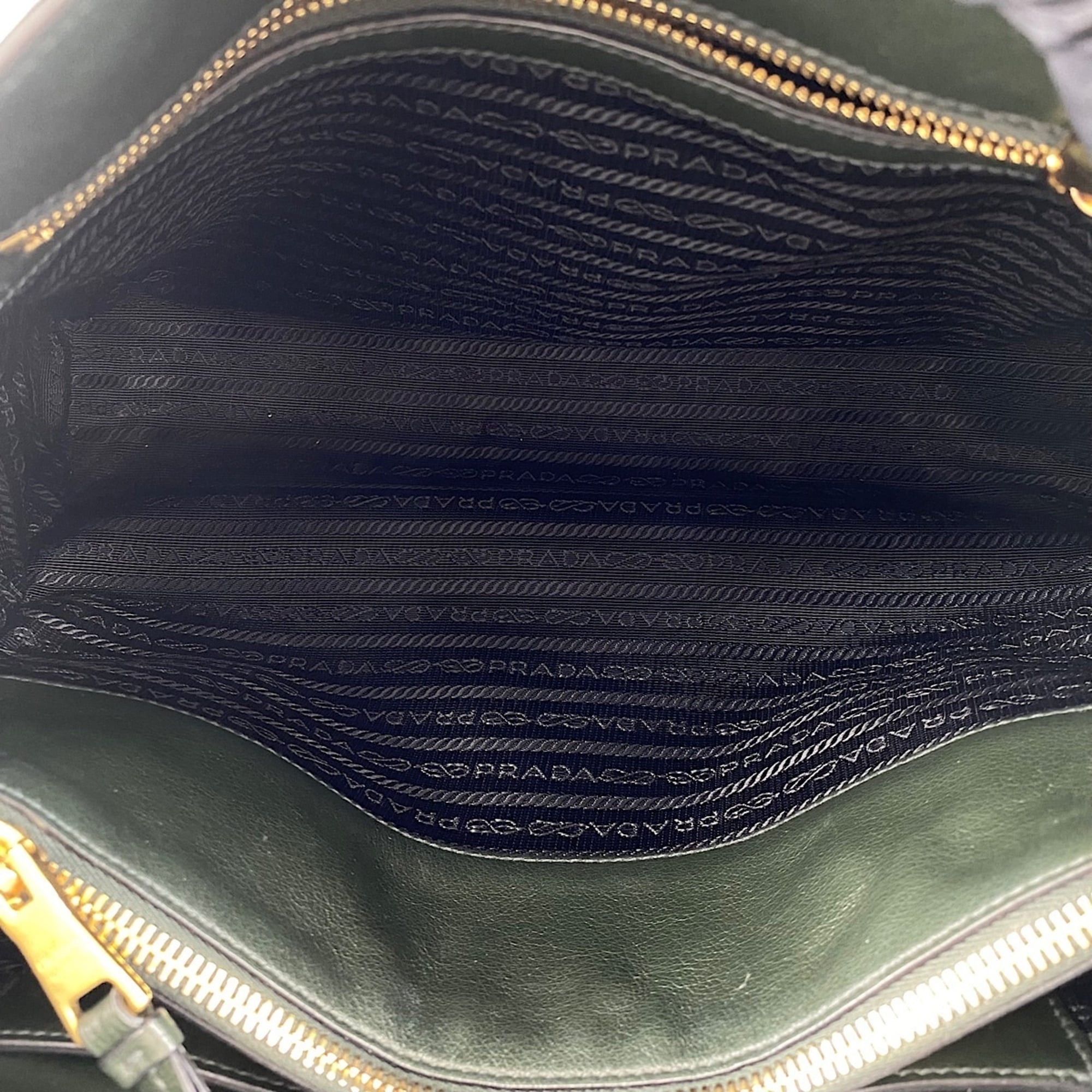 Prada Black Jacquard Handbag Shoulder Bag (Pre-Owned)