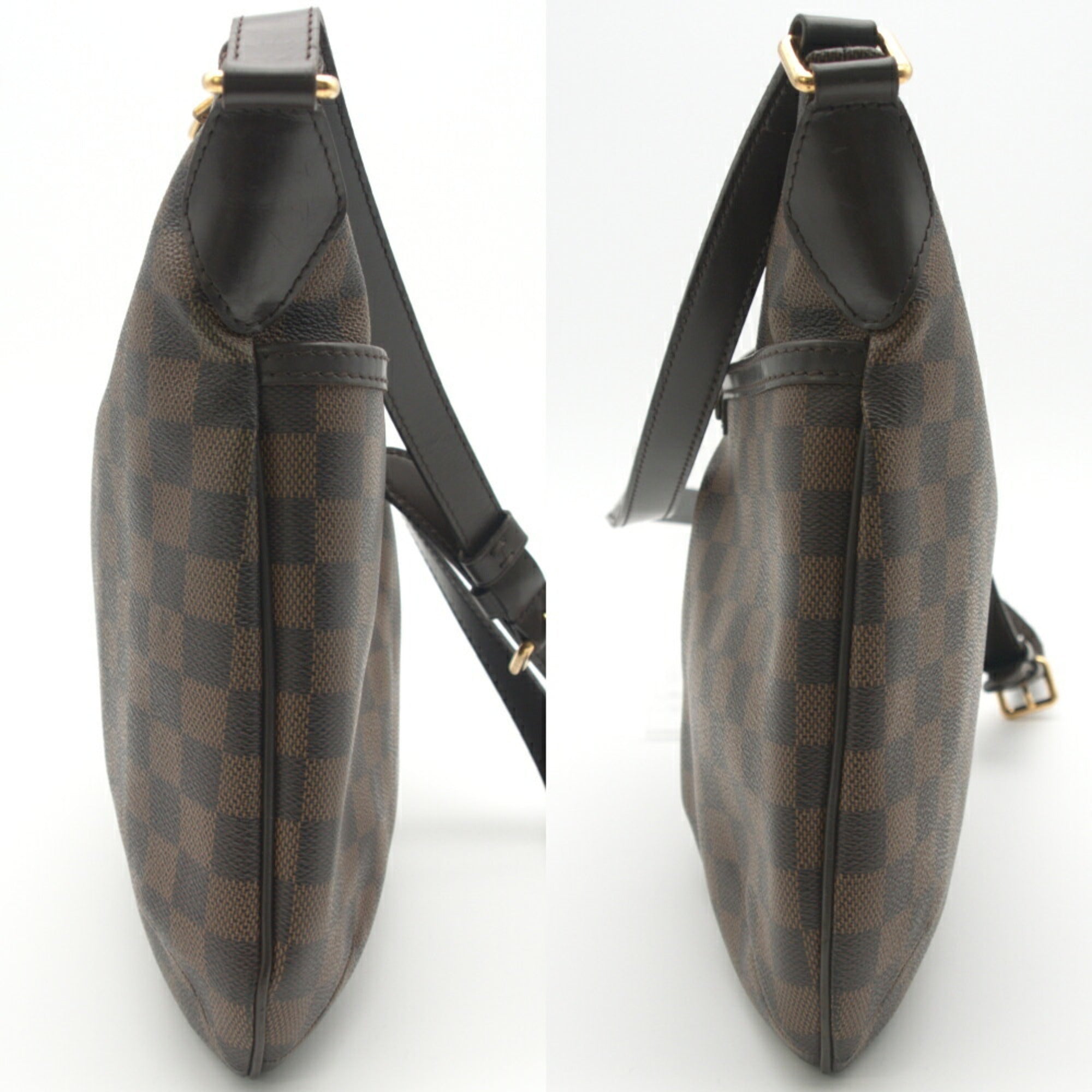 Louis Vuitton Damier Canvas Ebene Damier Canvas Shoulder Bag (Pre-Owned)