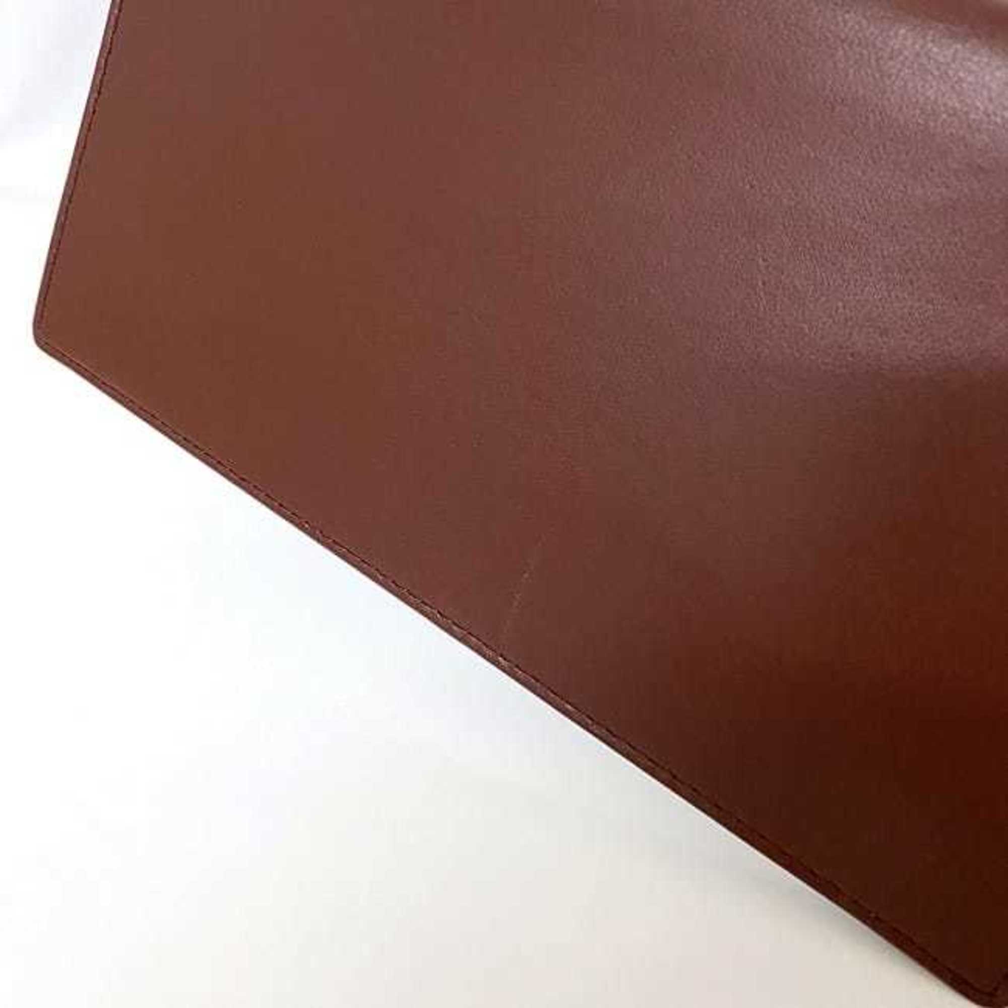 Cartier Must Bordeaux Leather Wallet (Bi-Fold) (Pre-Owned)