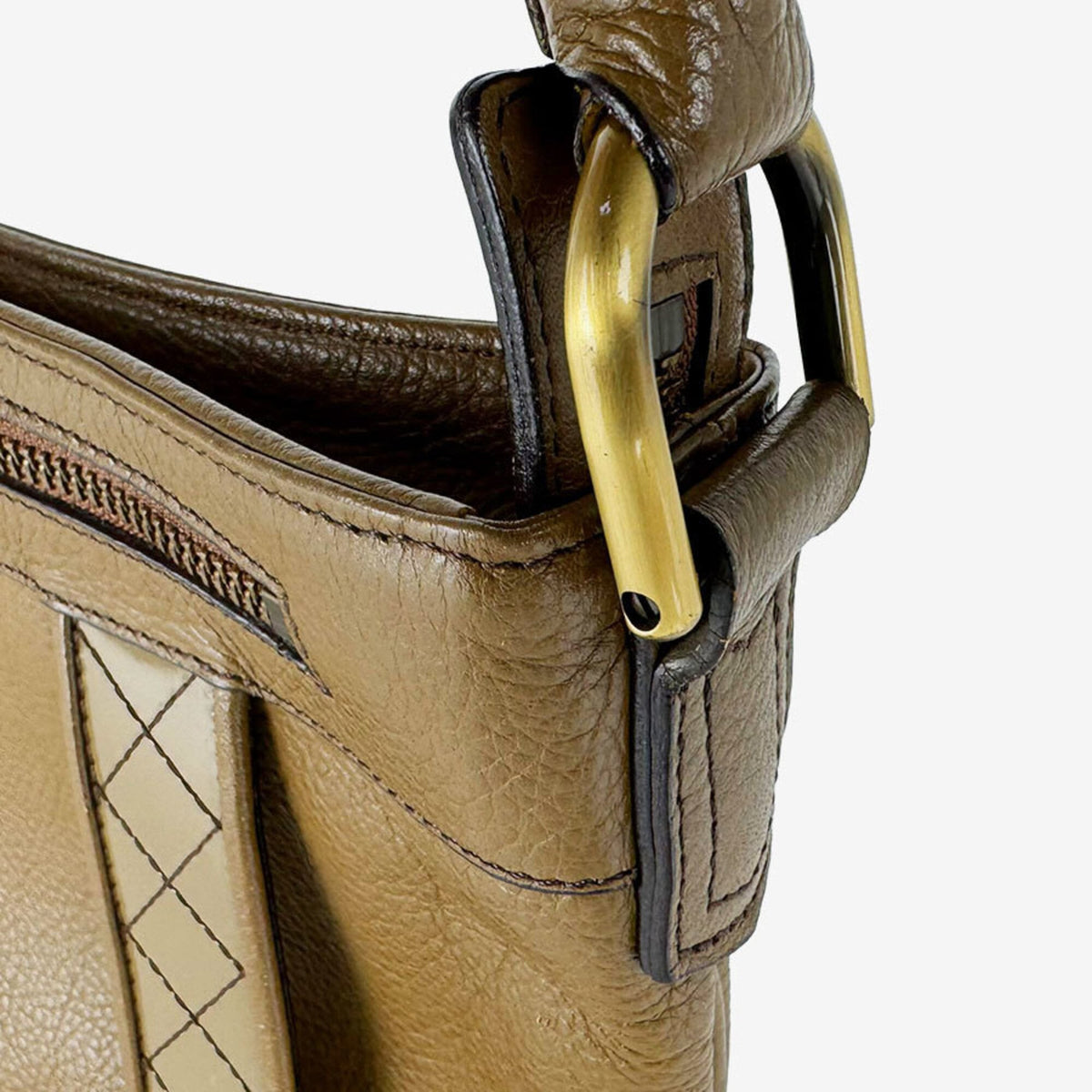 Burberry Brown Leather Handbag (Pre-Owned)