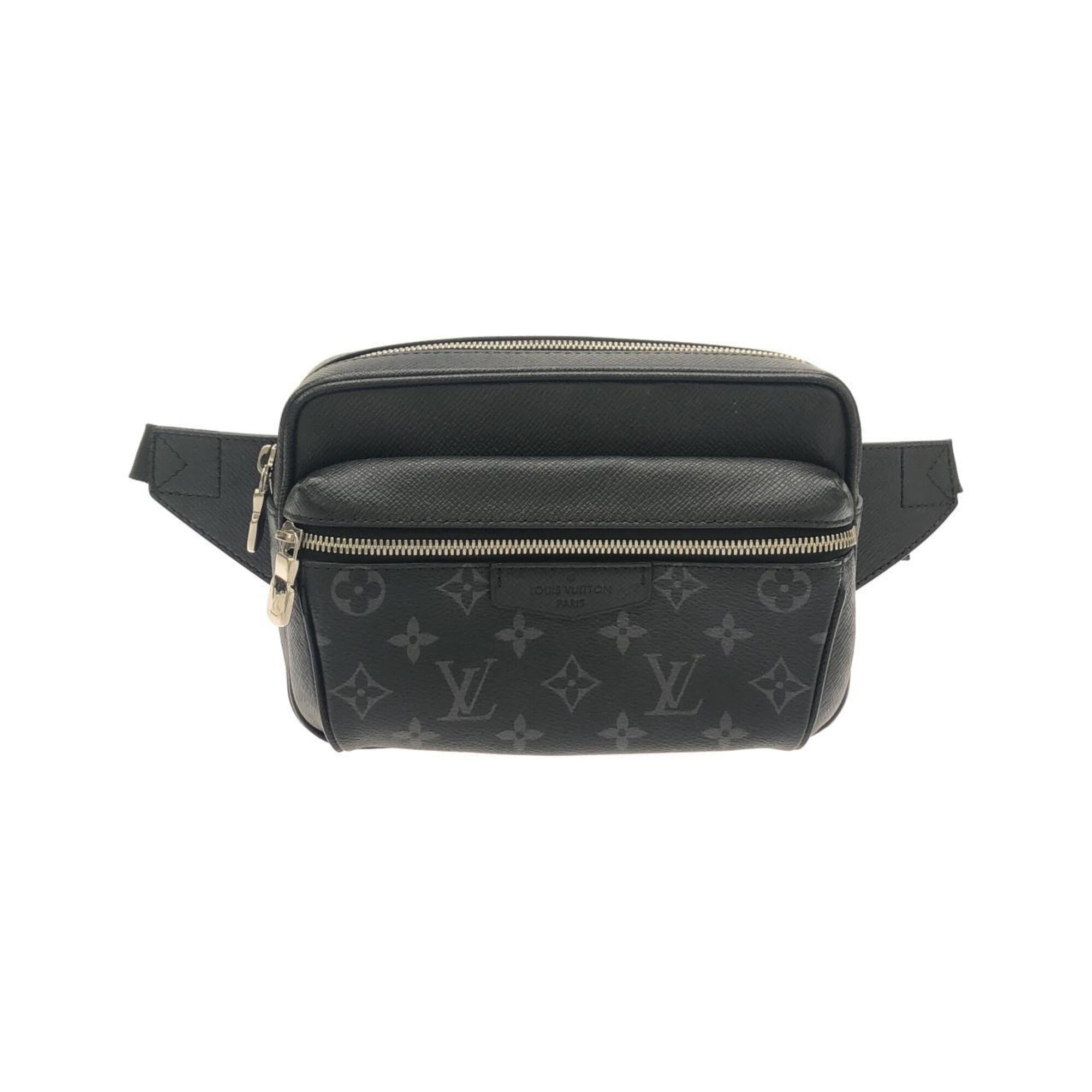 Louis Vuitton Black Coated Canvas Shoulder Bag (Pre-Owned)