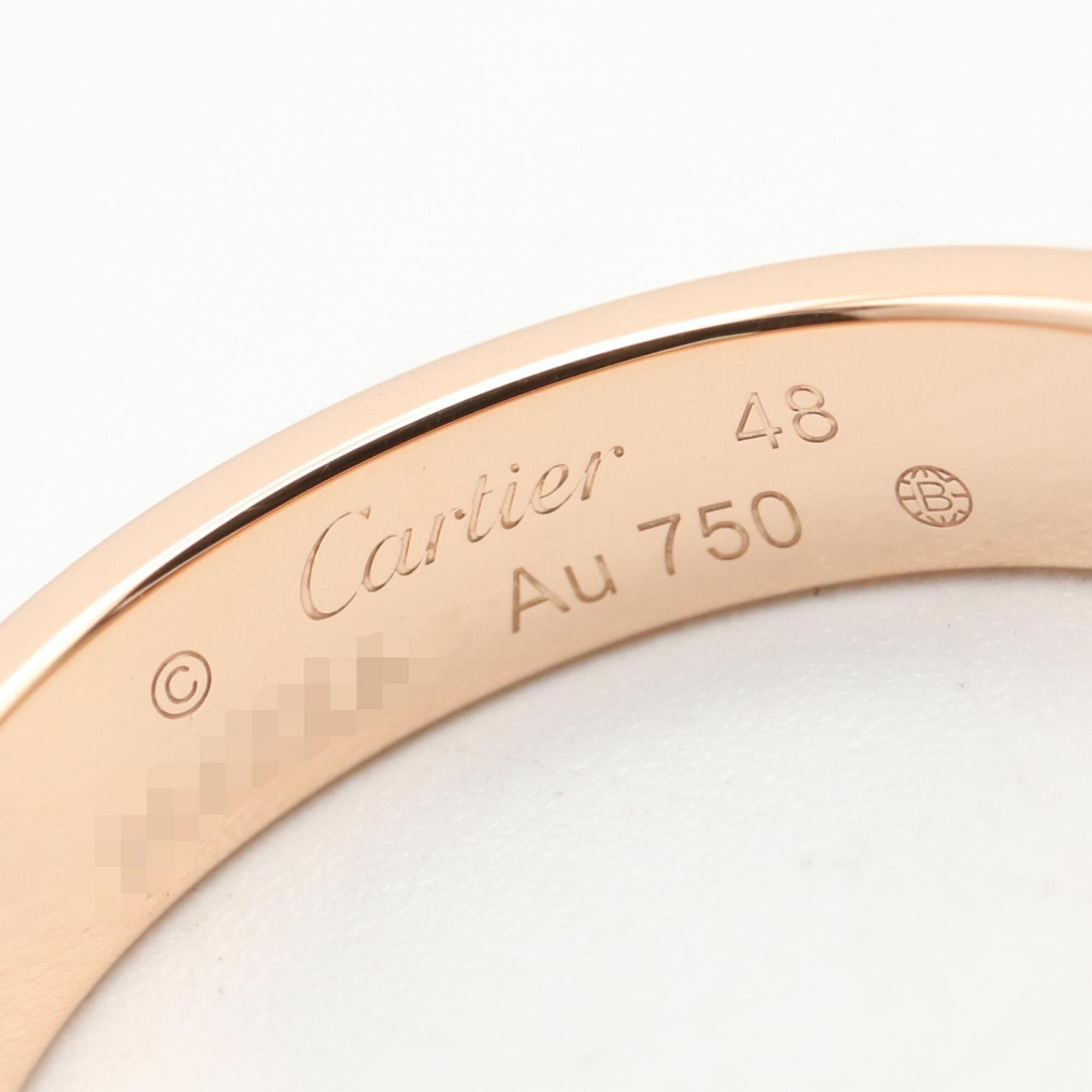 Cartier Gold Pink Gold (18K) Band Ring (Pre-Owned)