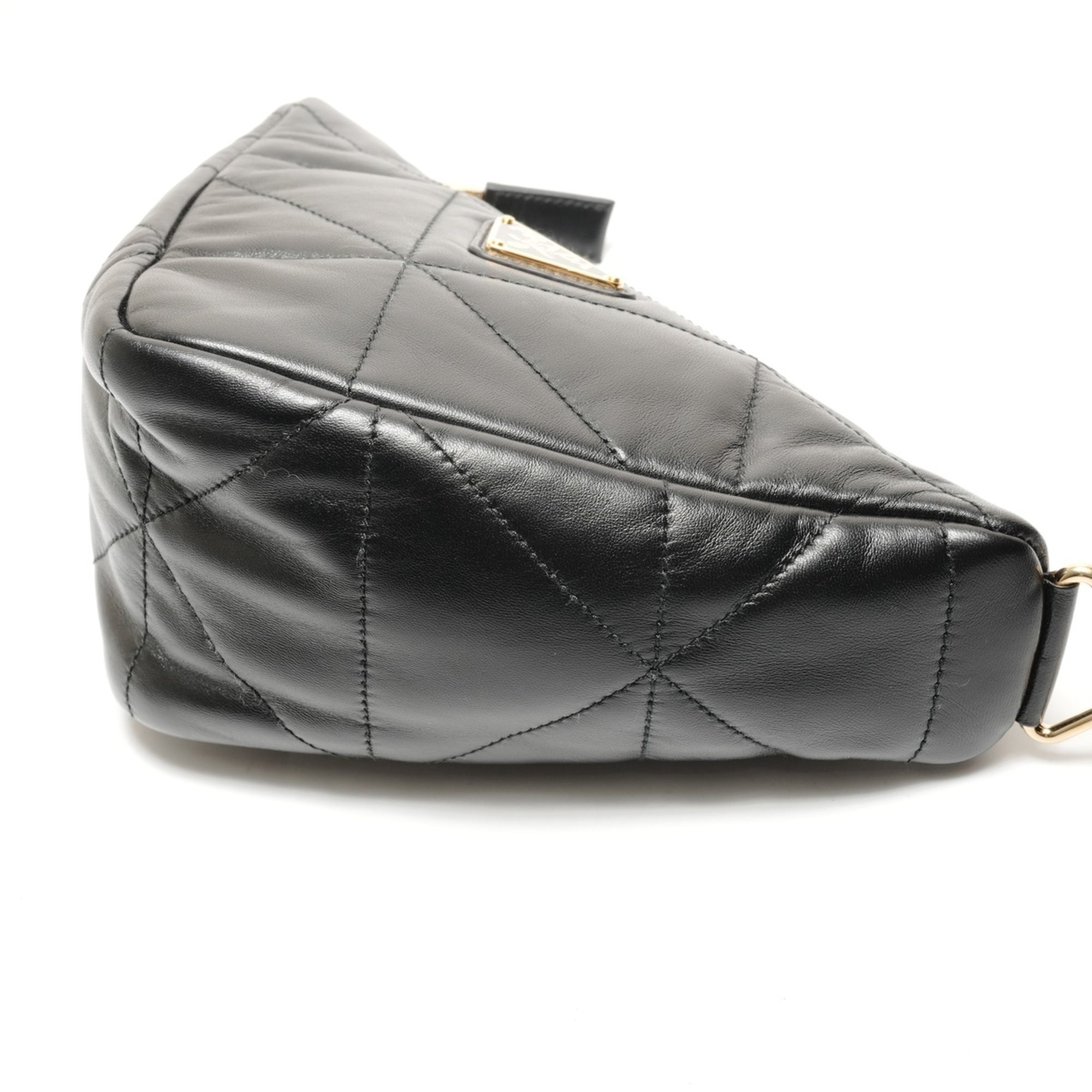 Prada Black Nappa Leather Shoulder Bag (Pre-Owned)