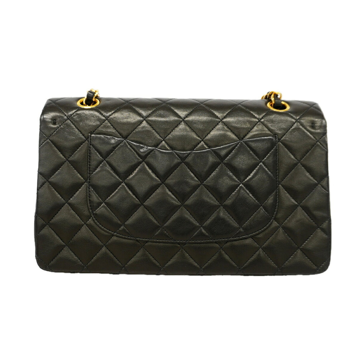 Chanel Black Leather Shoulder Bag (Pre-Owned)