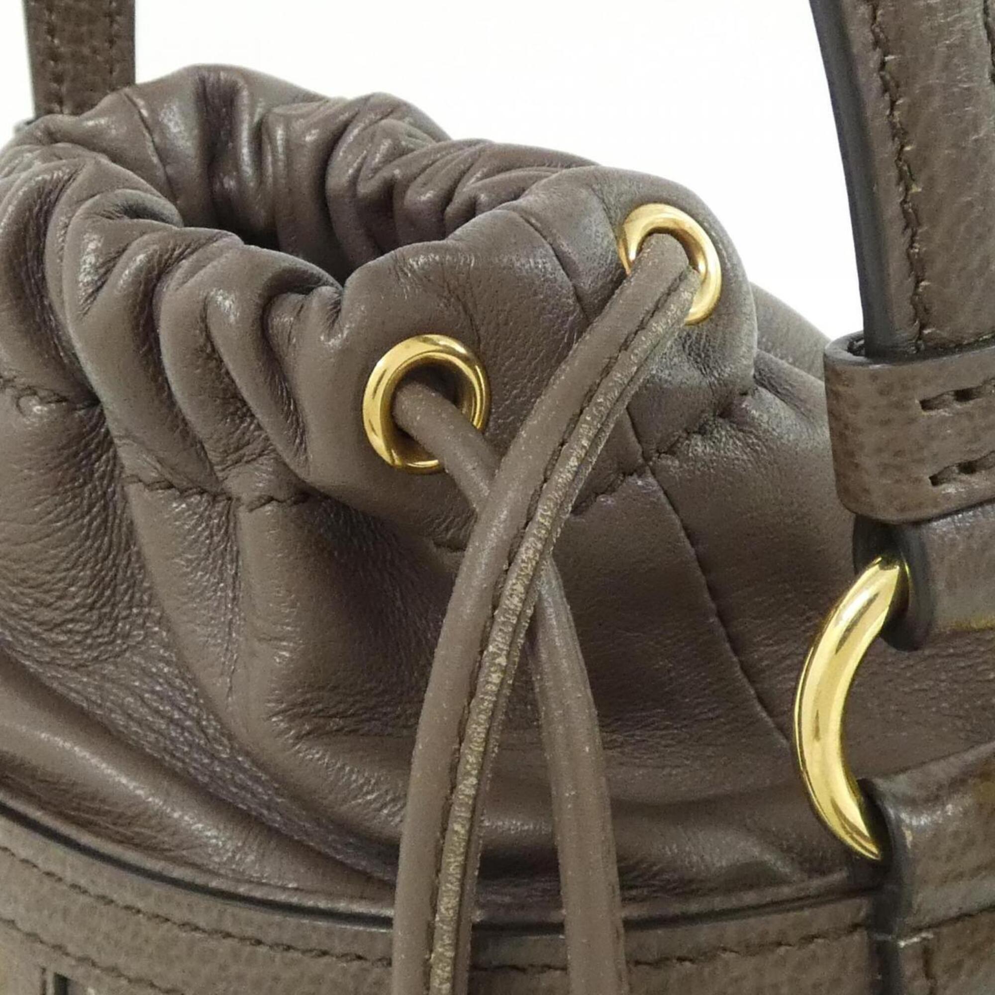 Gucci Beige Brown Gg Supreme Handbag (Pre-Owned)