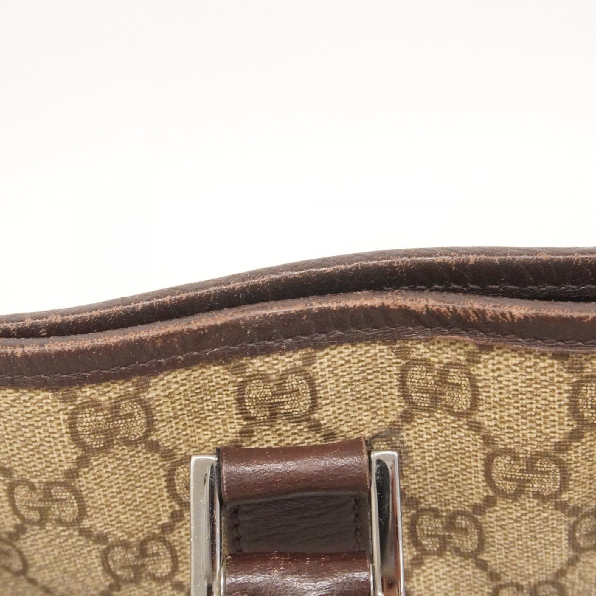 Gucci Brown Pvc Tote Bag (Pre-Owned)
