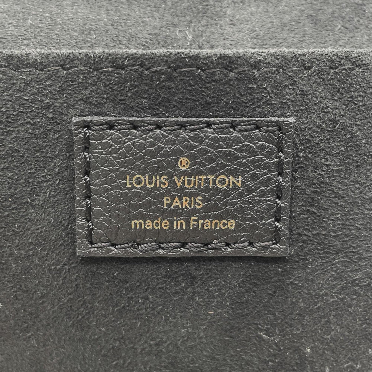Louis Vuitton Monogram Empreinte Black Leather Metal Shoulder Bag (Pre-Owned)