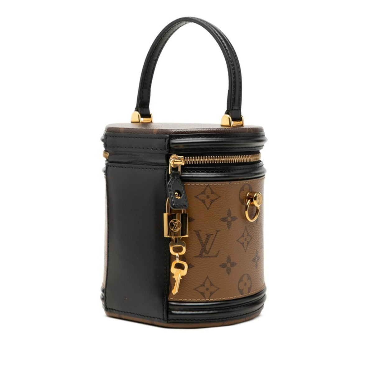 Louis Vuitton Brown Pvc Leather Shoulder Bag Vanity Bag (Pre-Owned)