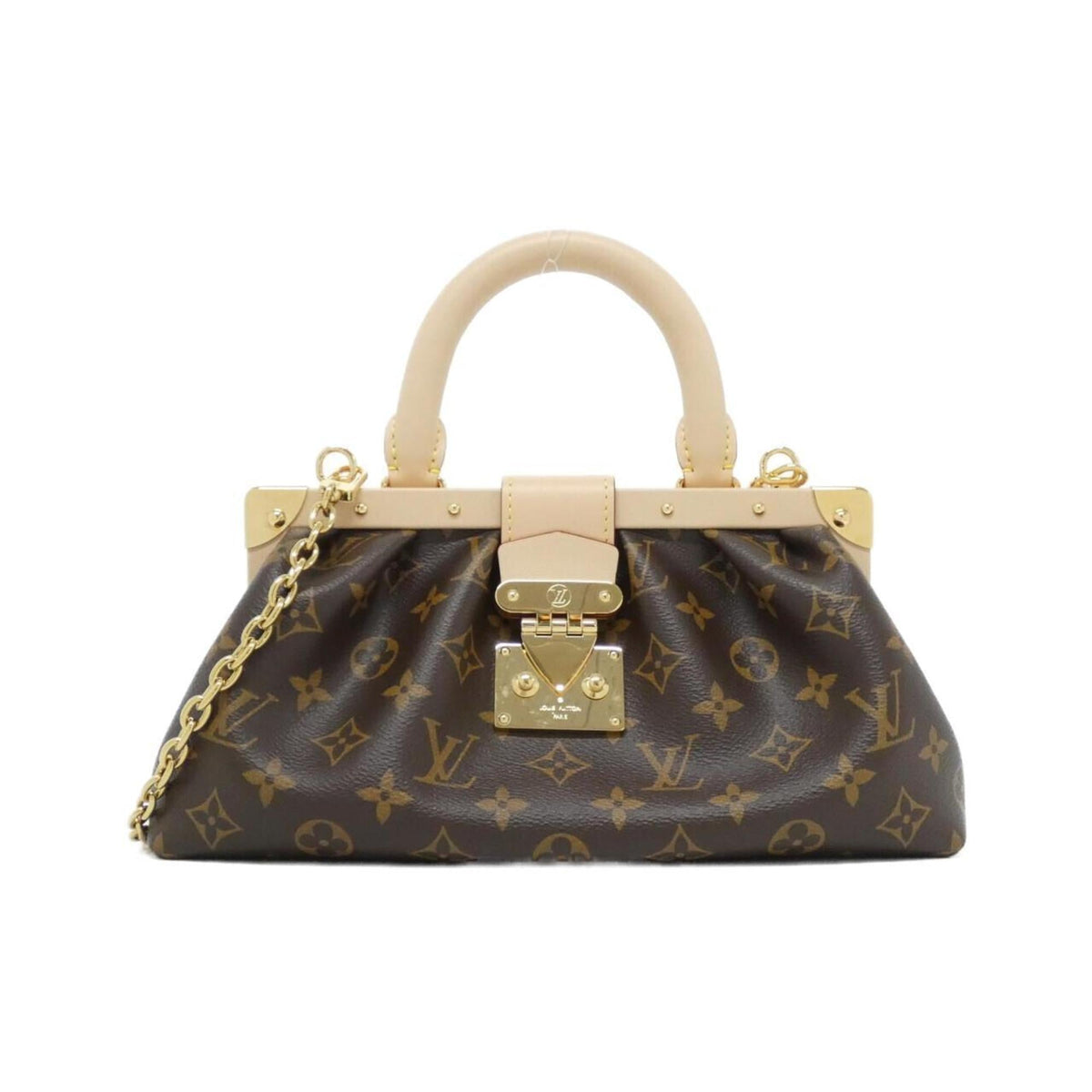 Louis Vuitton Marron Coated Canvas Handbag (Pre-Owned)