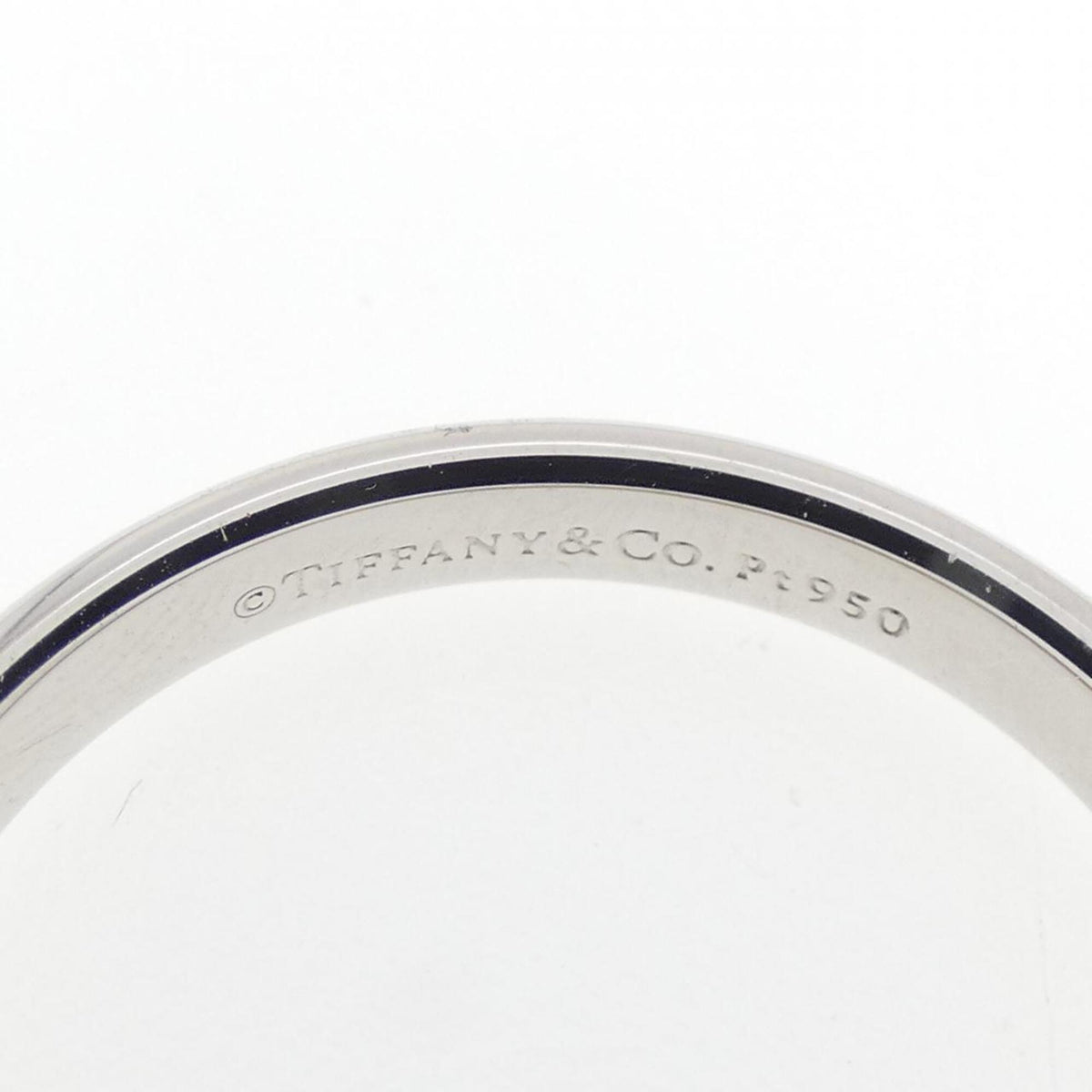 Tiffany Platinum 950 Band Ring (Pre-Owned)