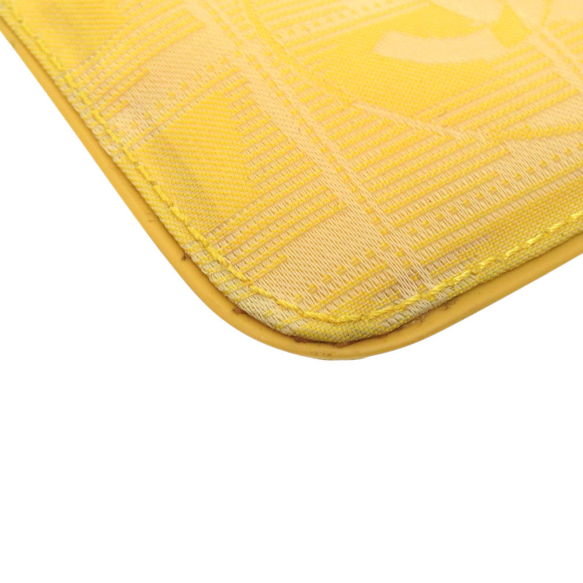 Chanel Yellow Pvc Leather Coin Purse/Coin Case (Pre-Owned)