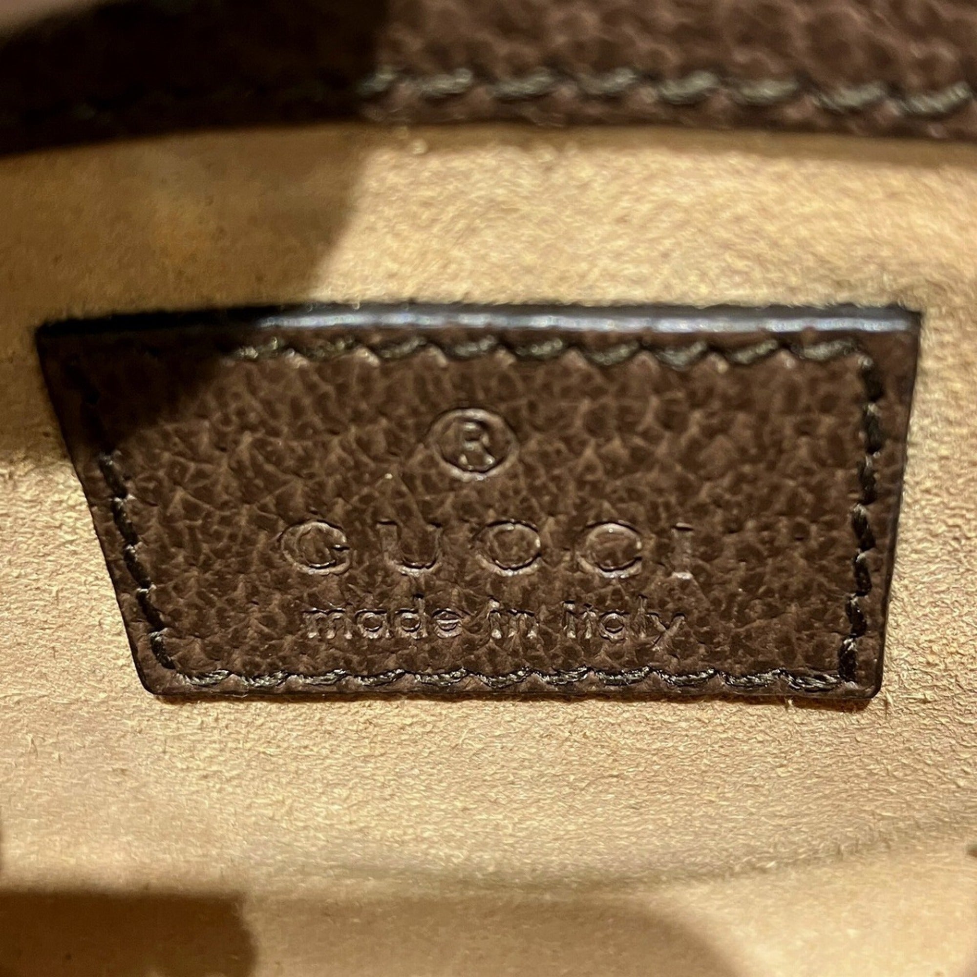 Gucci Beige Brown Gg Supreme Coin Purse/Coin Case (Pre-Owned)