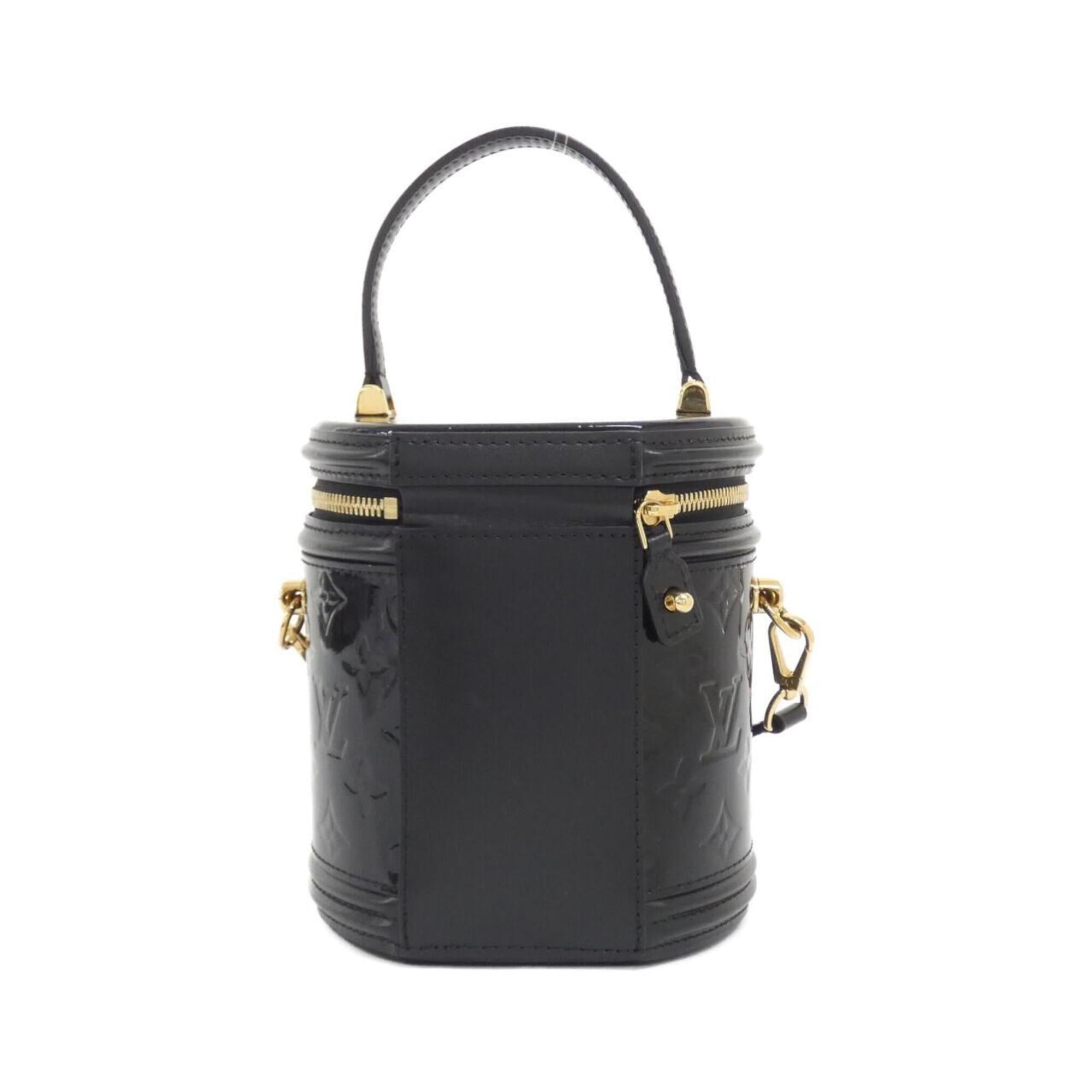 Louis Vuitton Black Leather Handbag (Pre-Owned)
