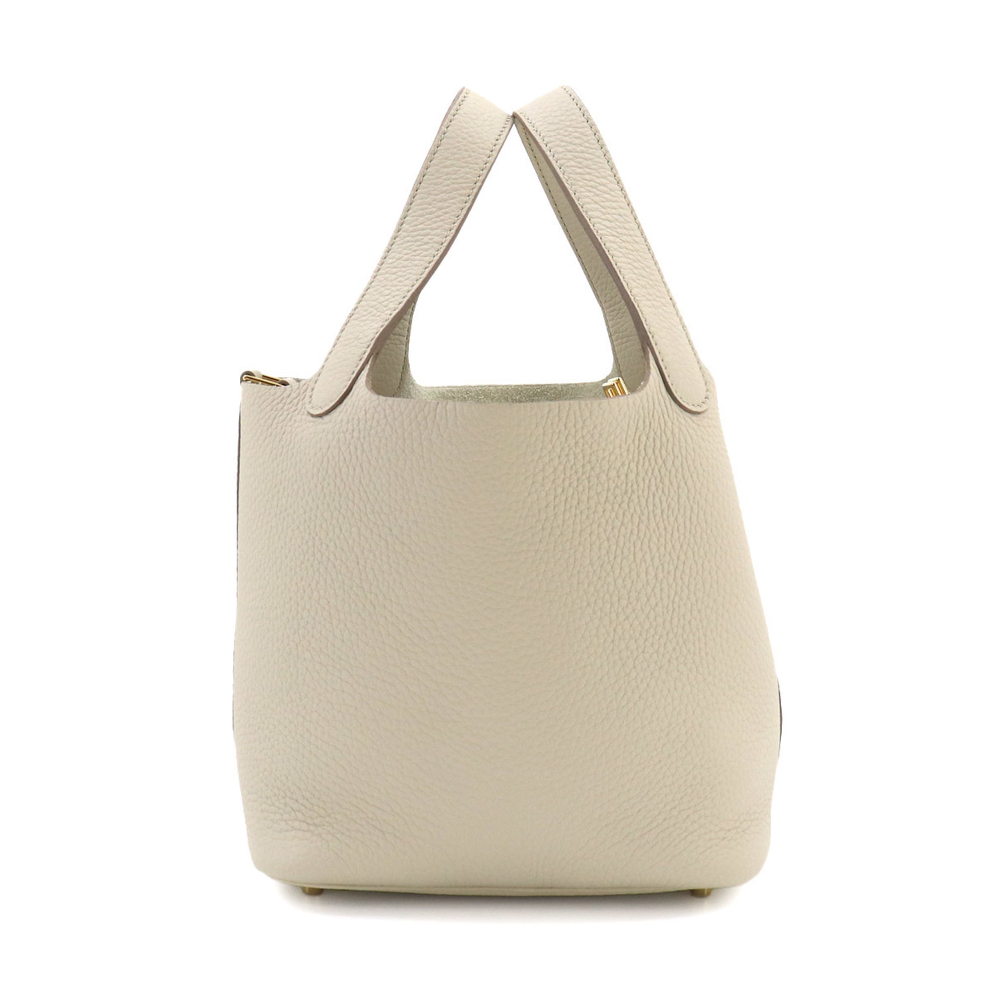 Piko White Leather Handbag (Pre-Owned)