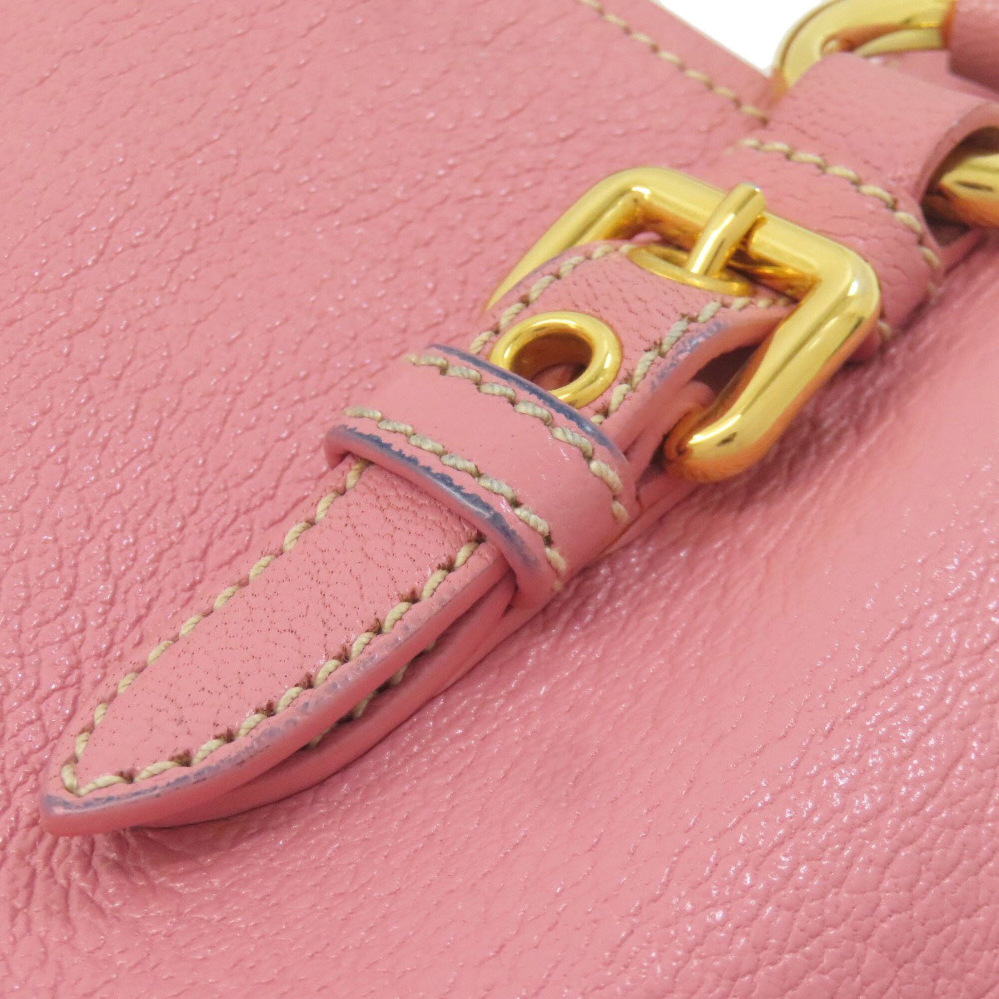 Miu Miu Pink Leather Handbag (Pre-Owned)