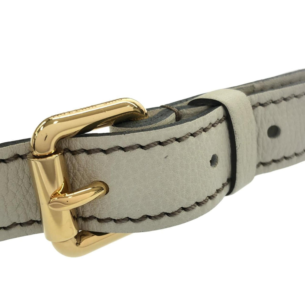 Louis Vuitton Gris Leather Shoulder Bag (Pre-Owned)