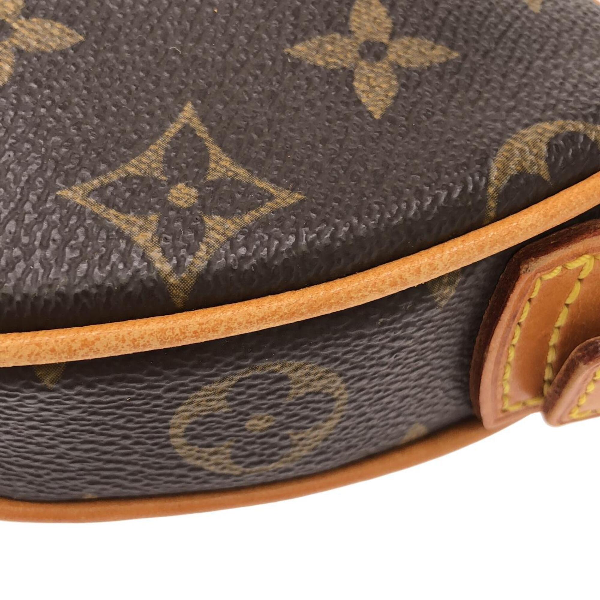 Louis Vuitton Brown Coated Canvas Pochette Shoulder Bag (Pre-Owned)