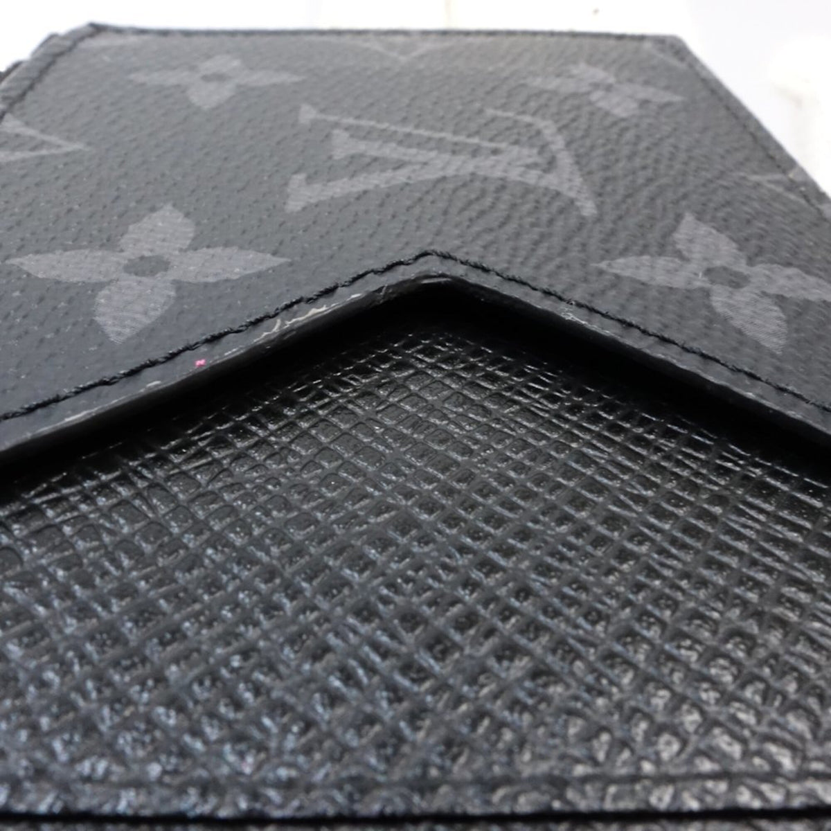 Louis Vuitton Monogram Eclipse Black Monogram Eclipse Coin Purse/Coin Case (Pre-Owned)