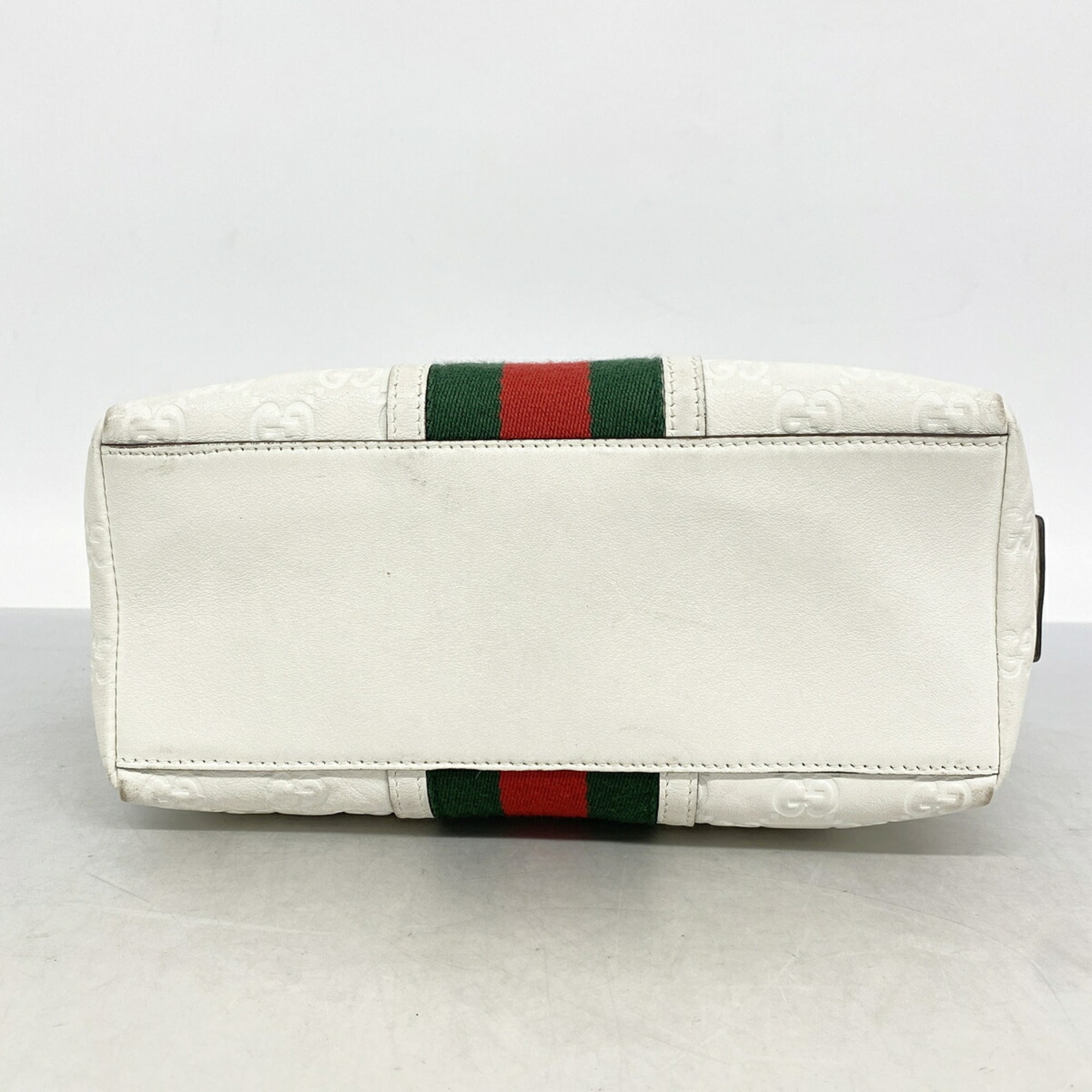 Gucci White Leather Pouch (Pre-Owned)