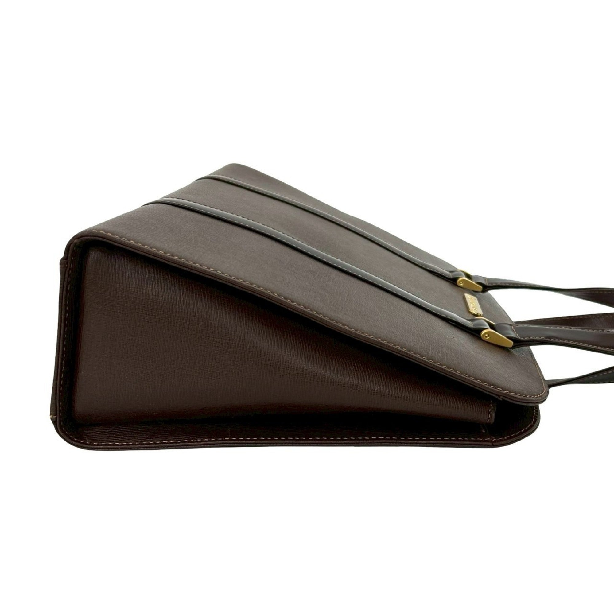 Burberry Brown Leather Handbag (Pre-Owned)