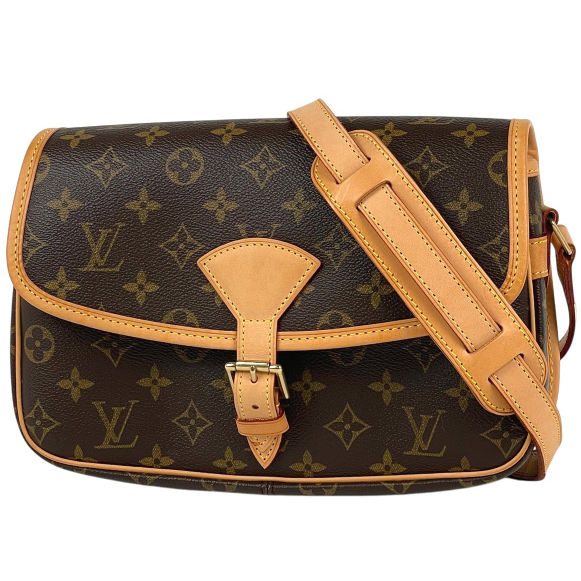 Louis Vuitton Brown Monogram Shoulder Bag (Pre-Owned)