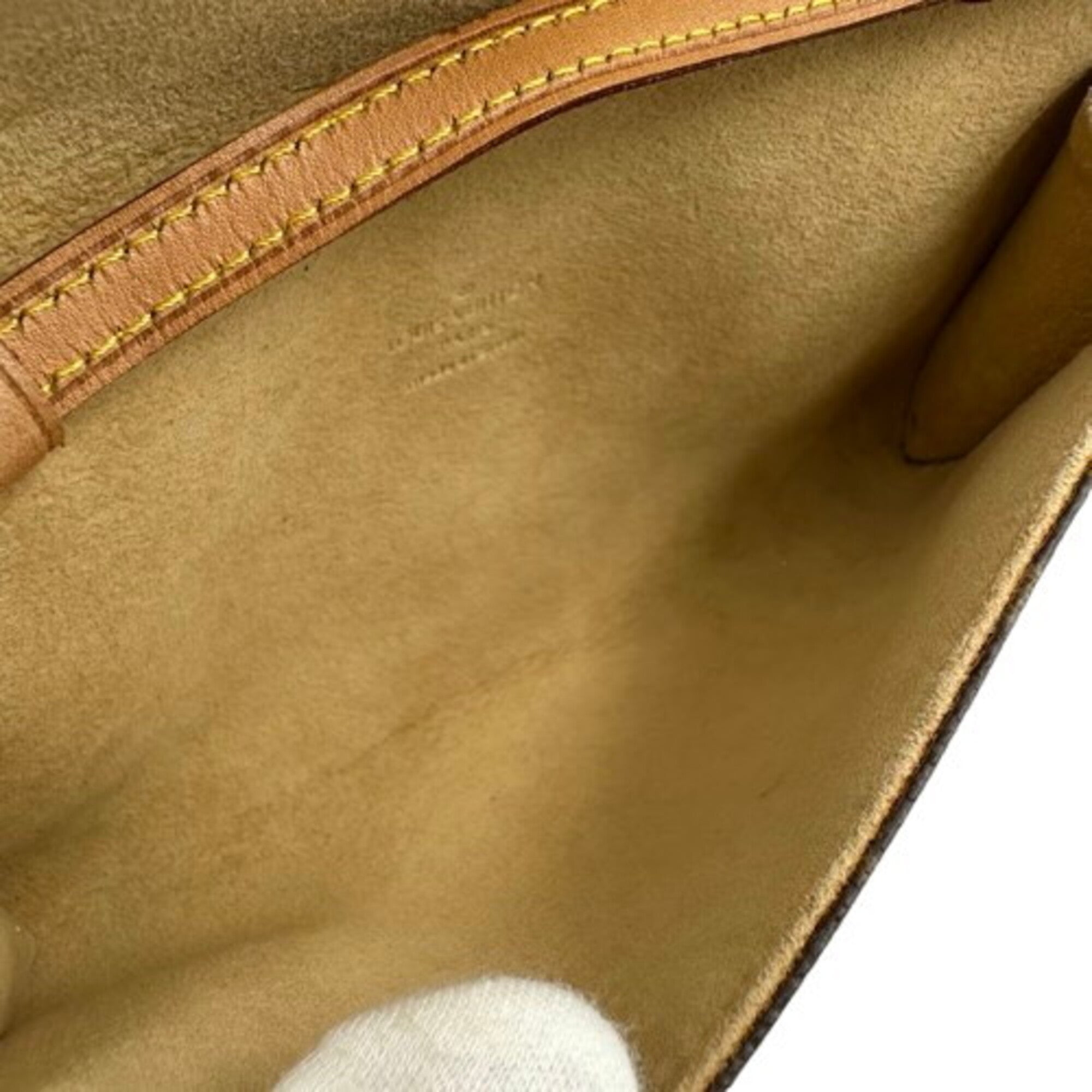 Louis Vuitton Monogram Brown Pvc Pochette Shoulder Bag (Pre-Owned)