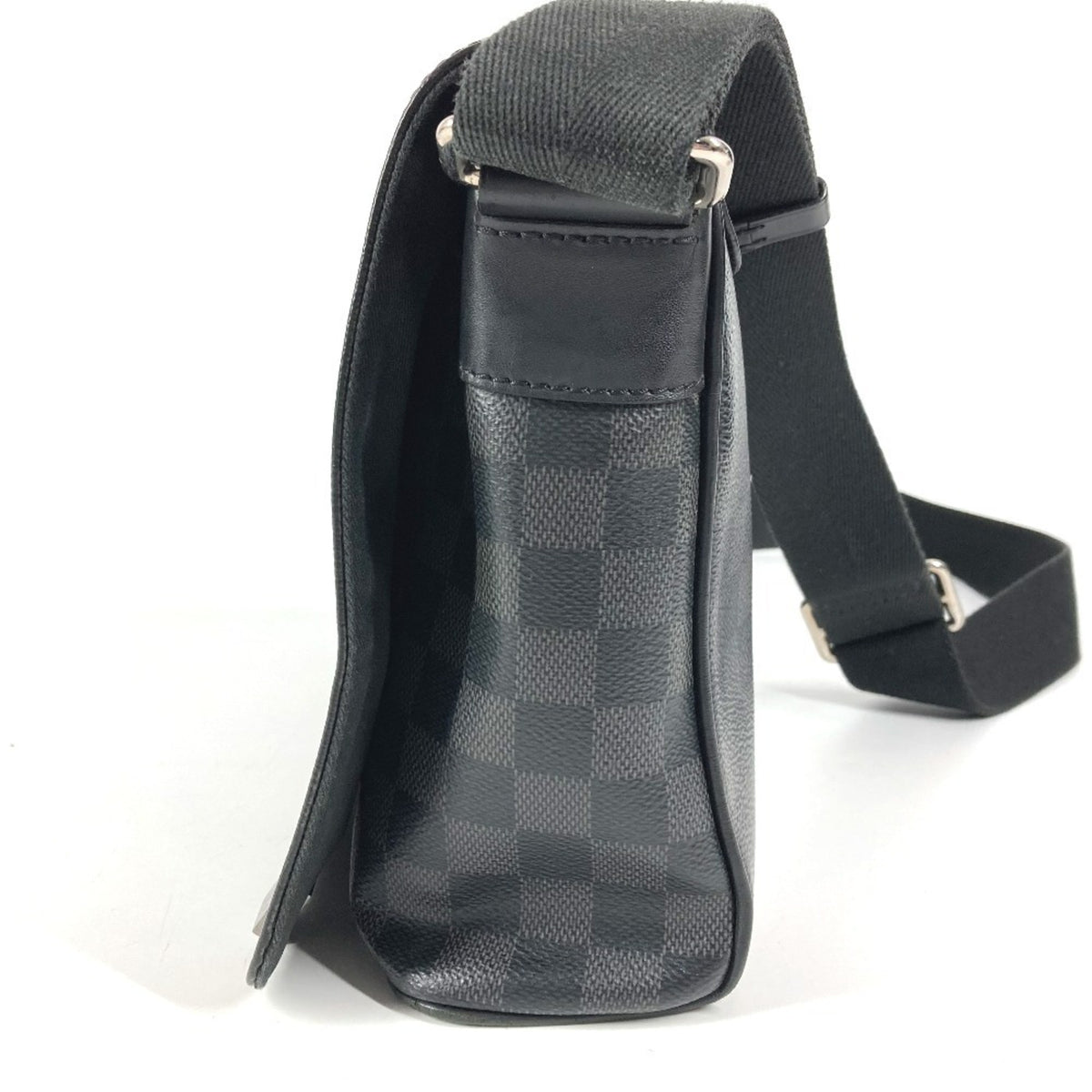 Louis Vuitton Damier Graphite Black Damier Graphite Shoulder Bag (Pre-Owned)