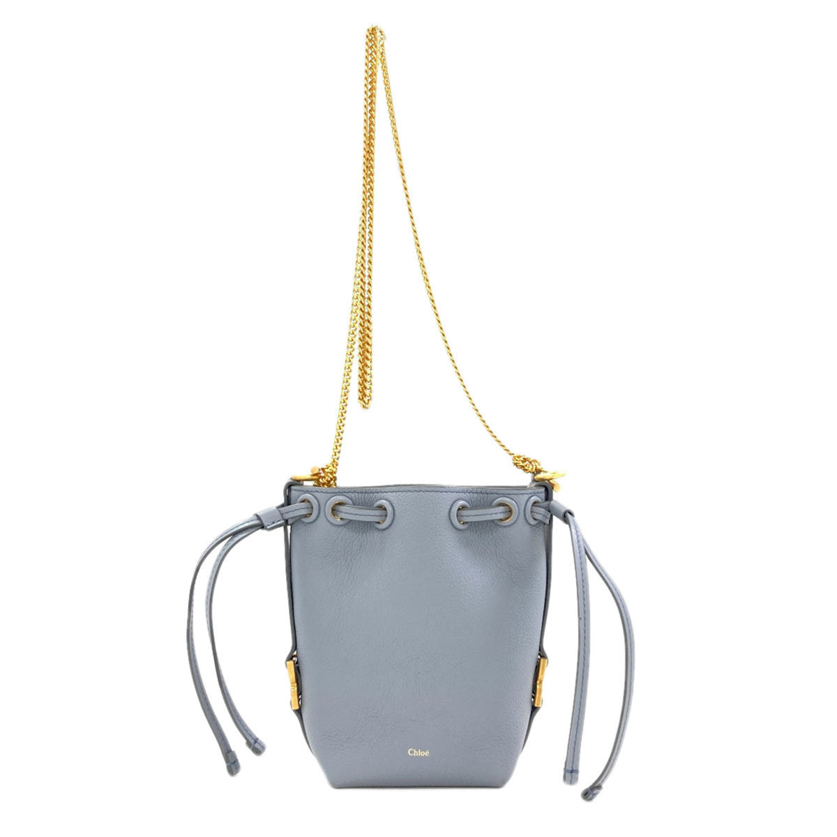 Chloé Light Blue Leather Shoulder Bag (Pre-Owned)