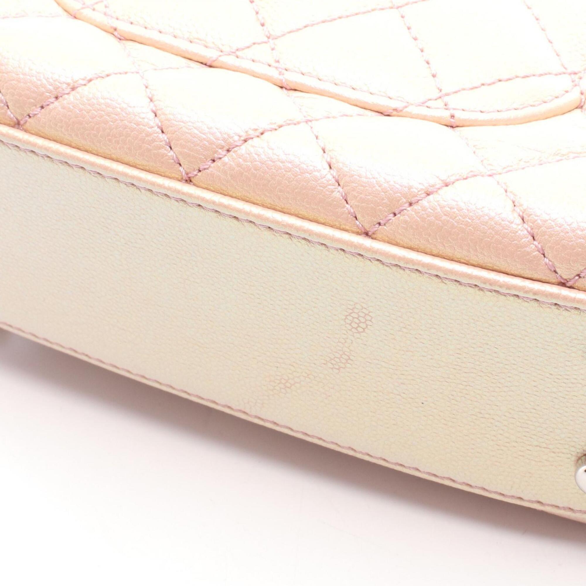 Chanel Pink Grained Calfskin Handbag (Pre-Owned)