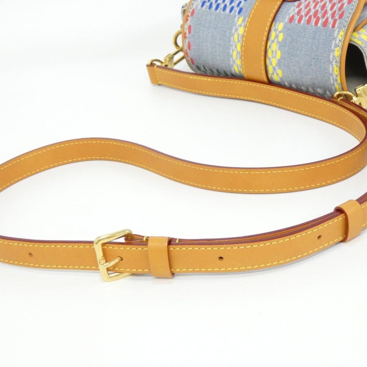 Louis Vuitton Multi-Color Denim Shoulder Bag (Pre-Owned)