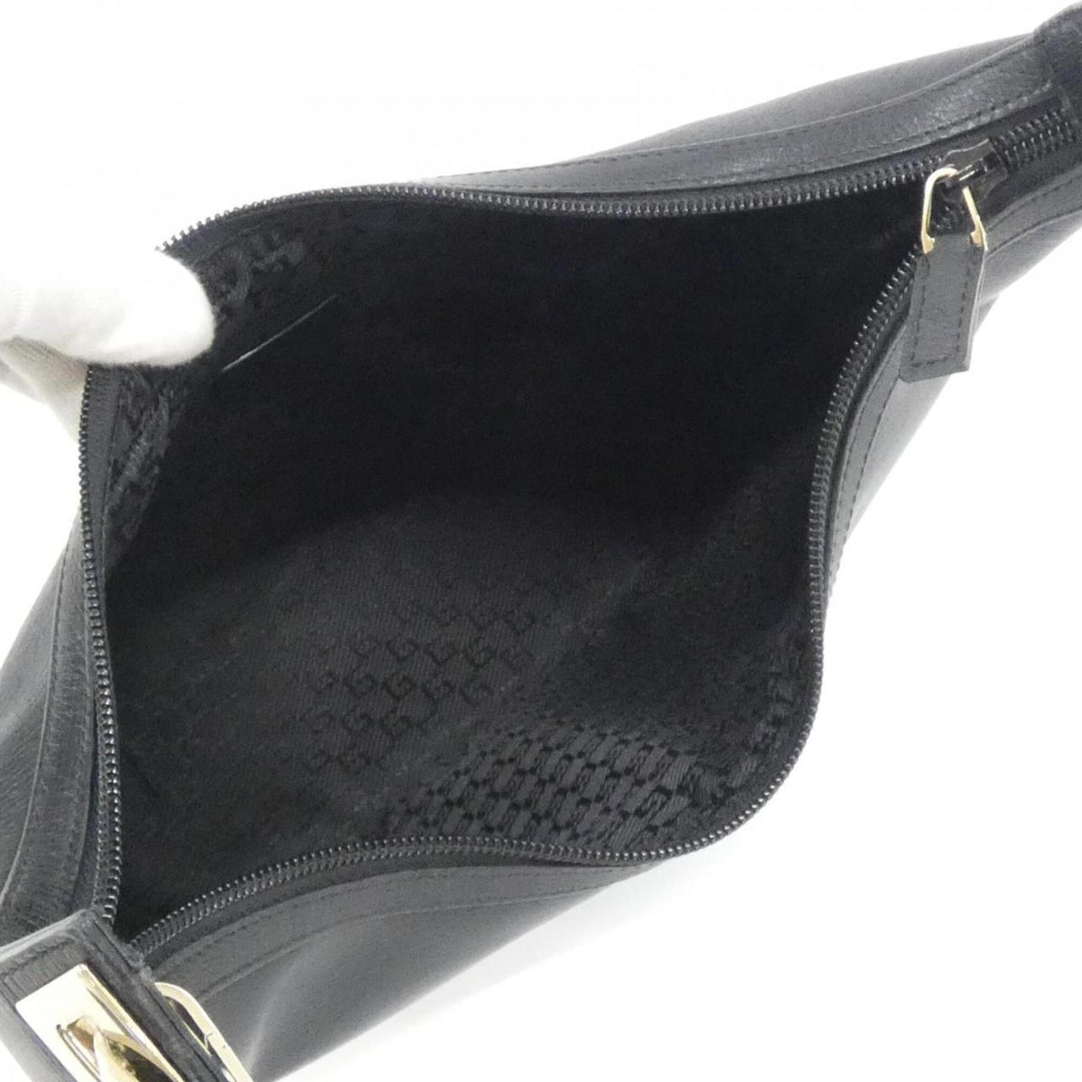 Gucci Black Leather Shoulder Bag (Pre-Owned)