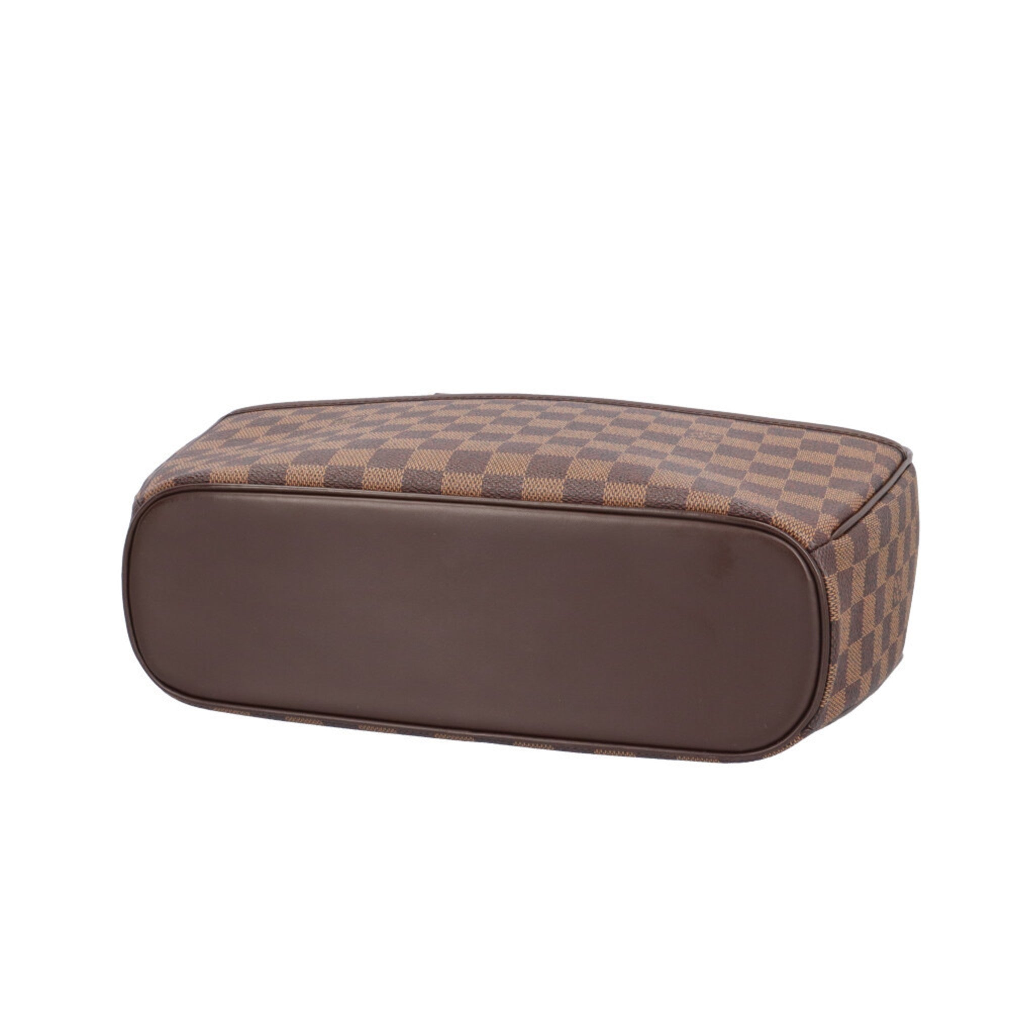 Louis Vuitton Damier Ambre Brown Damier Canvas Handbag (Pre-Owned)